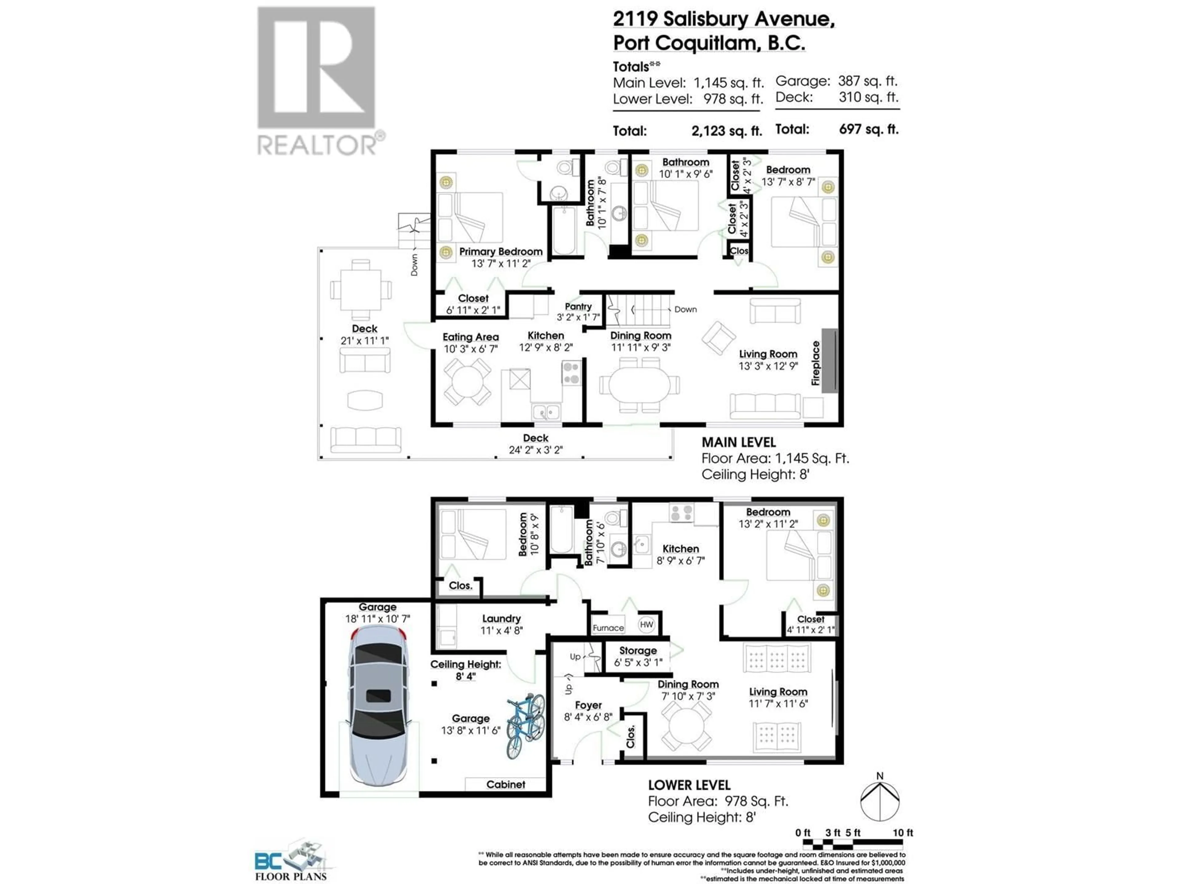 Floor plan for 2119 SALISBURY AVENUE, Port Coquitlam British Columbia V3B5L5