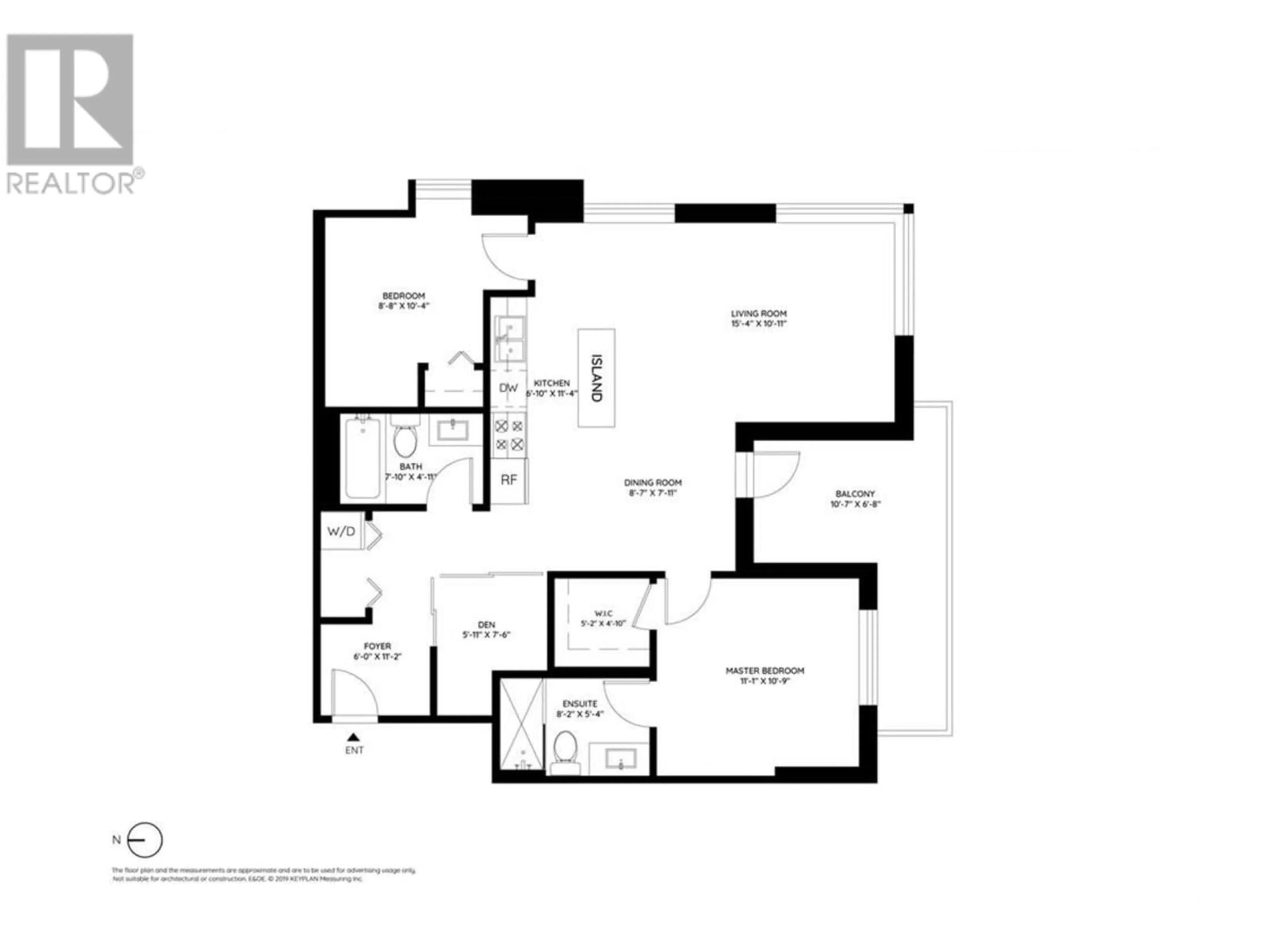 Floor plan for 1601 691 NORTH ROAD, Coquitlam British Columbia V3J0H9