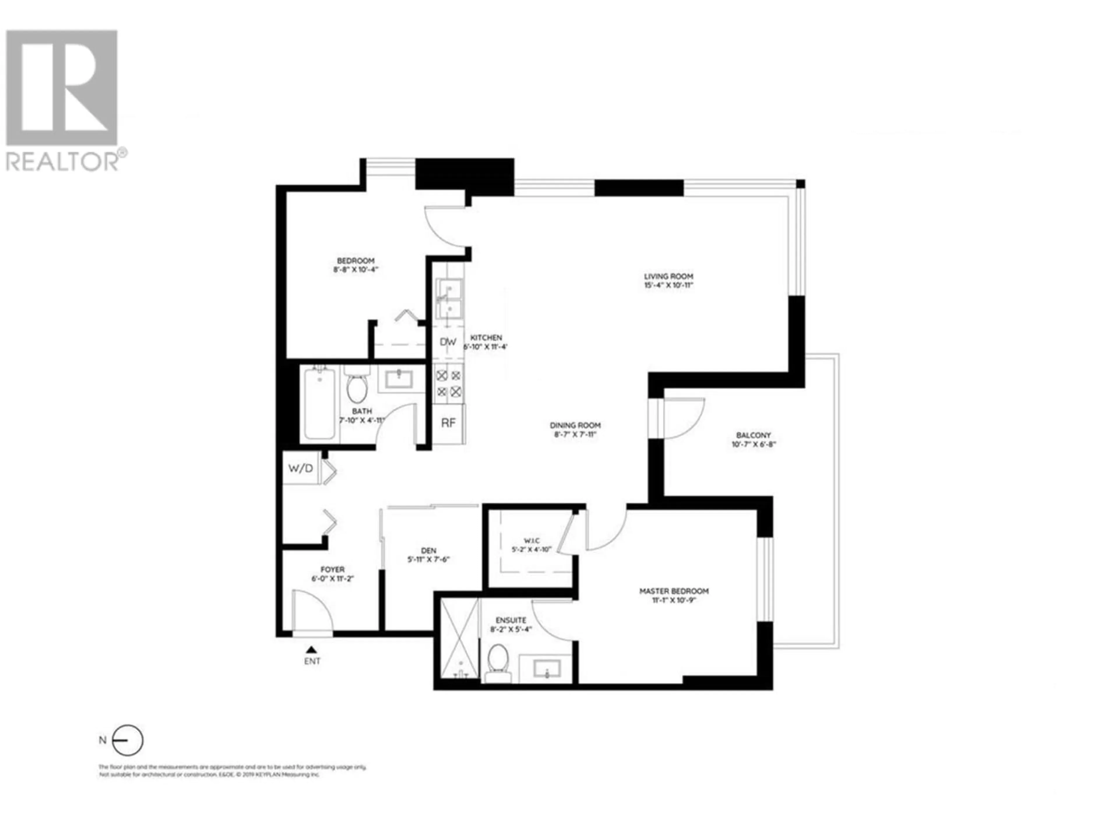 Floor plan for 1601 691 NORTH ROAD, Coquitlam British Columbia V3J0H9