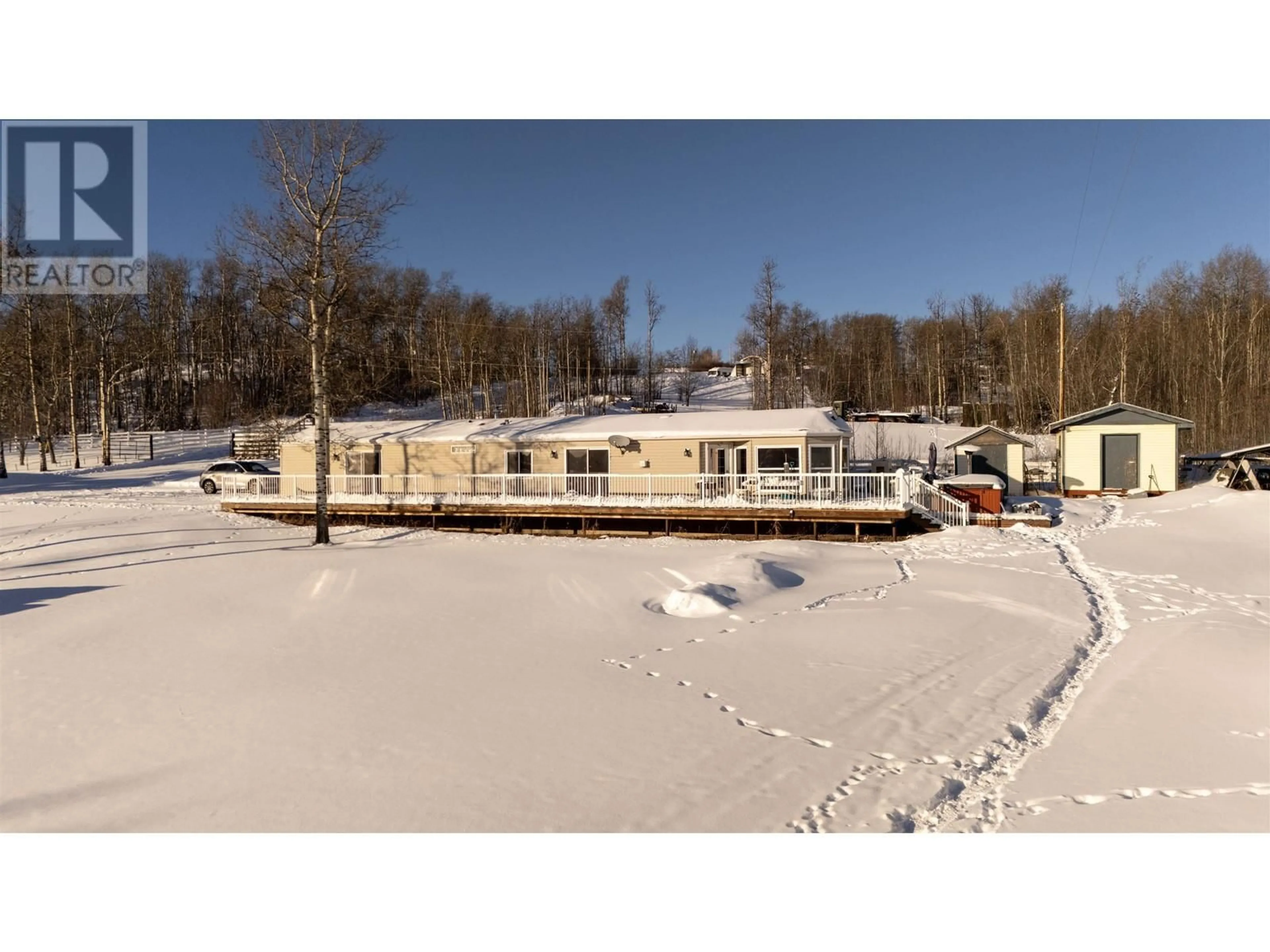 A pic from outside/outdoor area/front of a property/back of a property/a pic from drone, building for 12674 RIMROCK DRIVE, Charlie Lake British Columbia V0C1H0