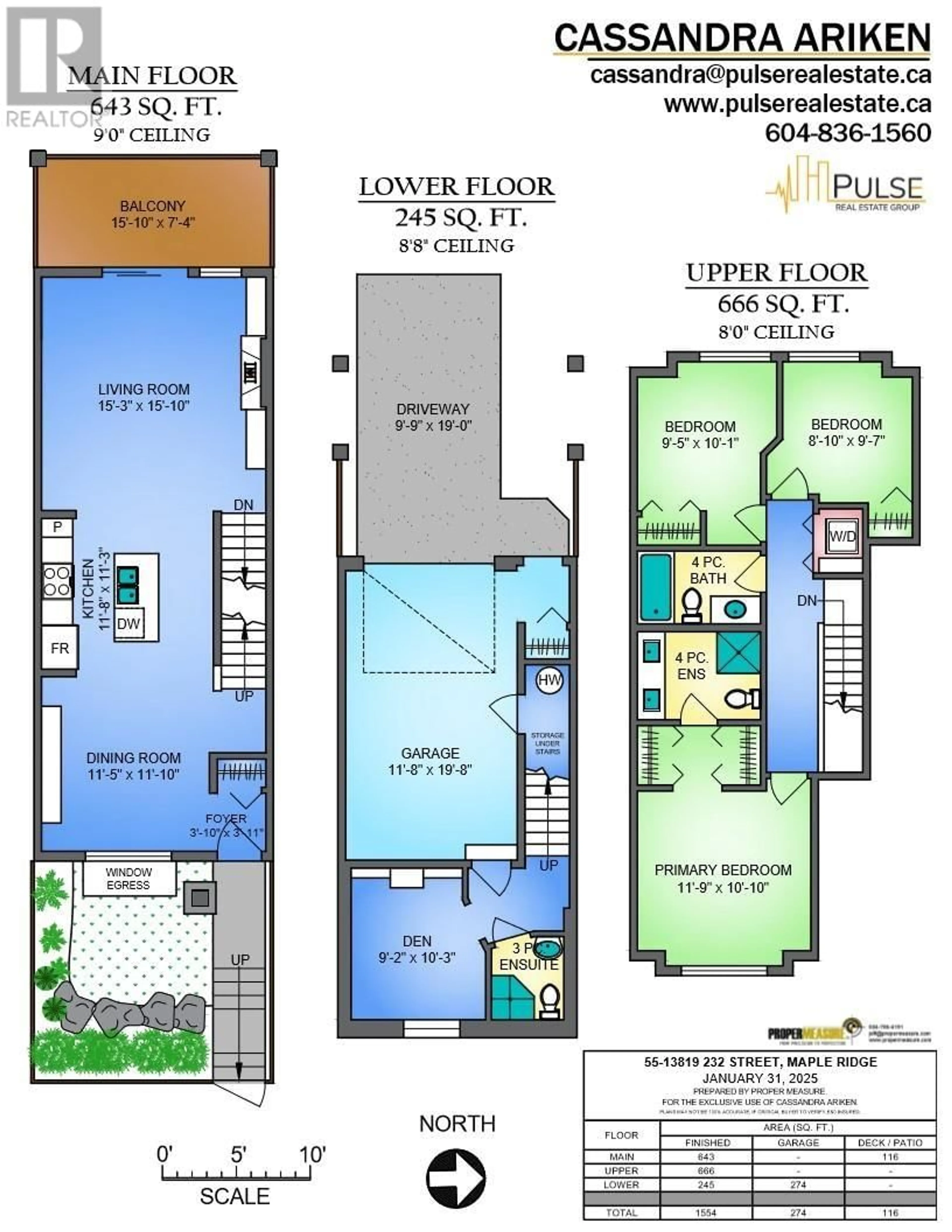 Floor plan for 55 13819 232 STREET, Maple Ridge British Columbia V4R0C7