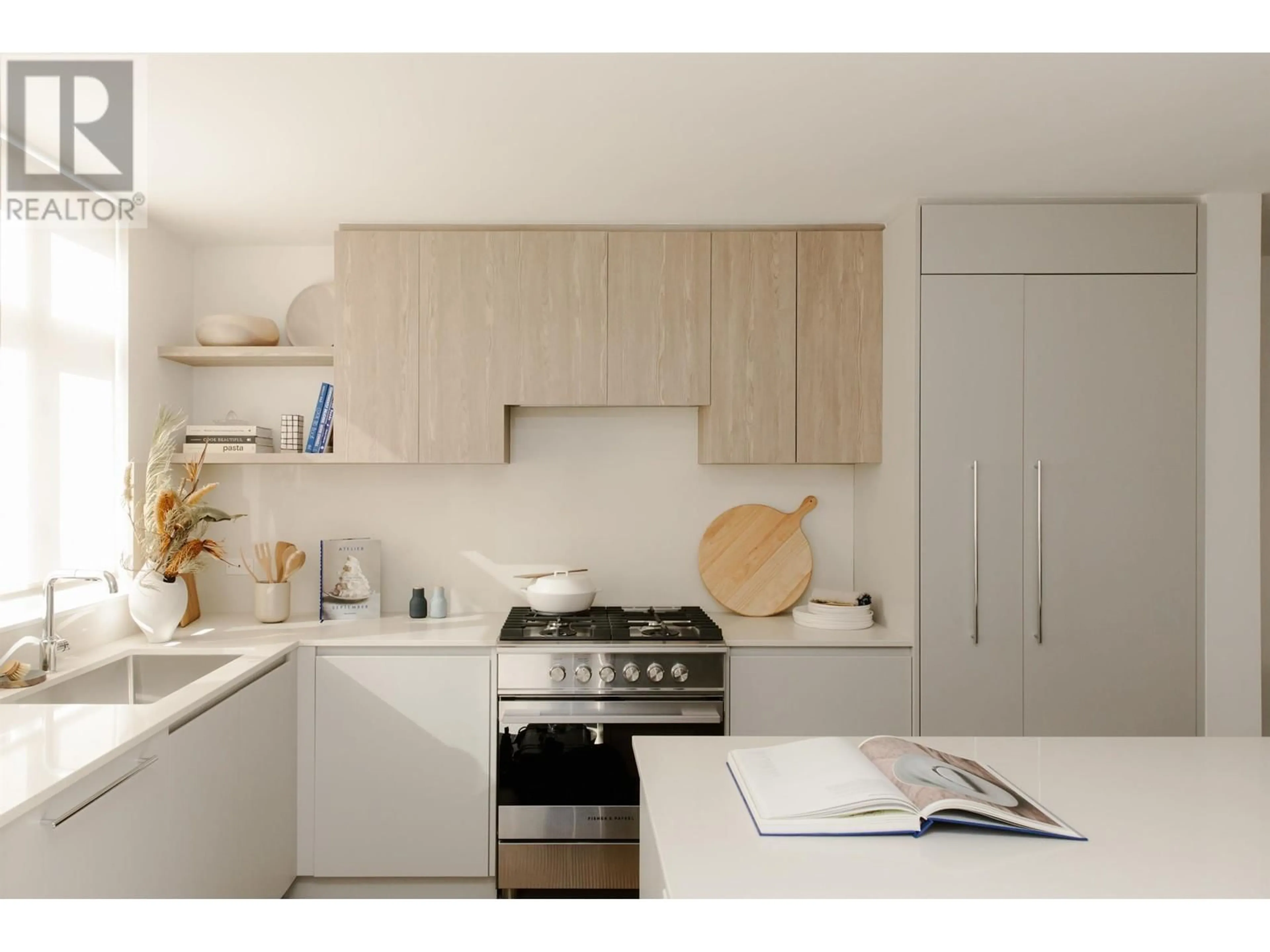 Standard kitchen, wood/laminate floor for 141 - 1014 47TH AVENUE, Vancouver British Columbia V6M0E3