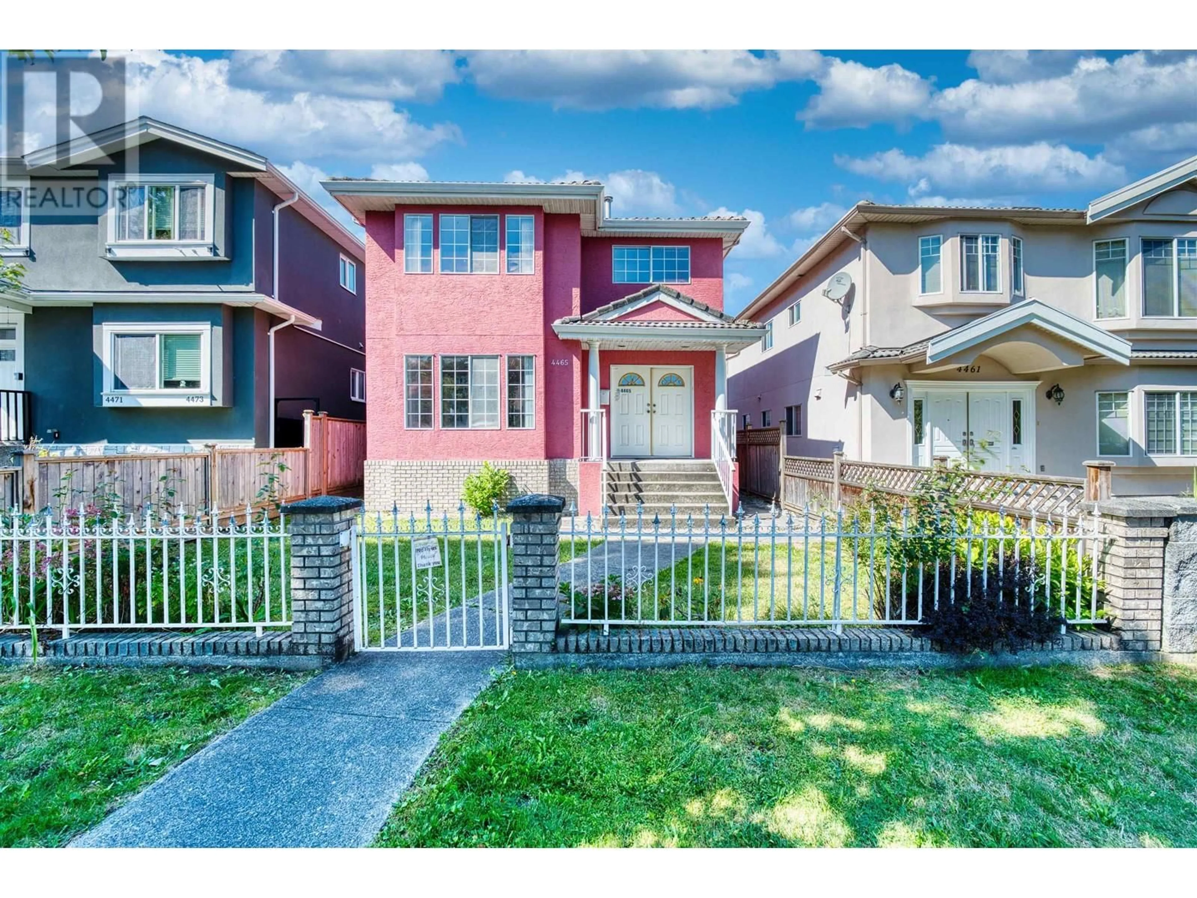 Home with brick exterior material, street for 4465 SKEENA STREET, Vancouver British Columbia V5R2L8