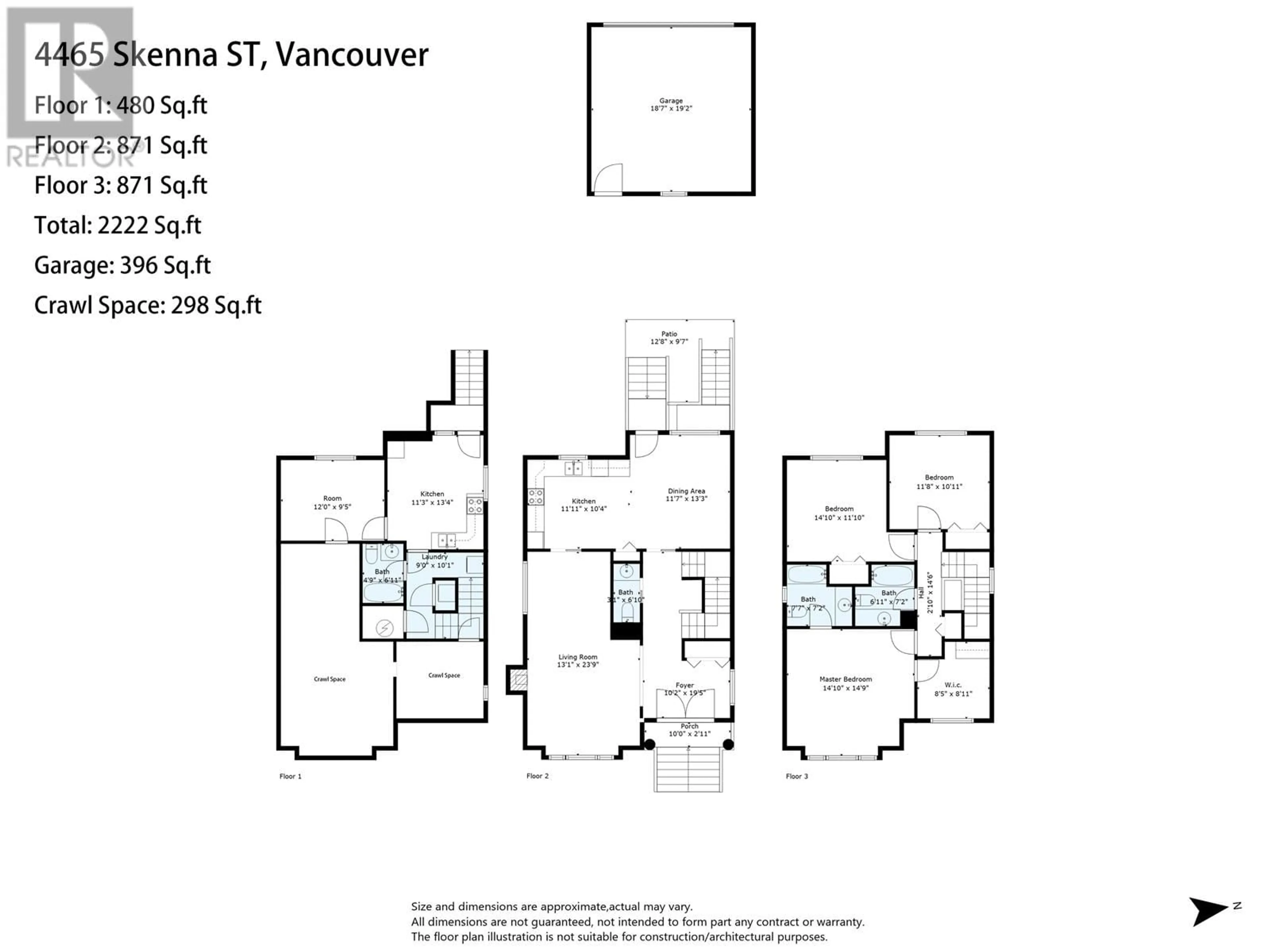 Floor plan for 4465 SKEENA STREET, Vancouver British Columbia V5R2L8