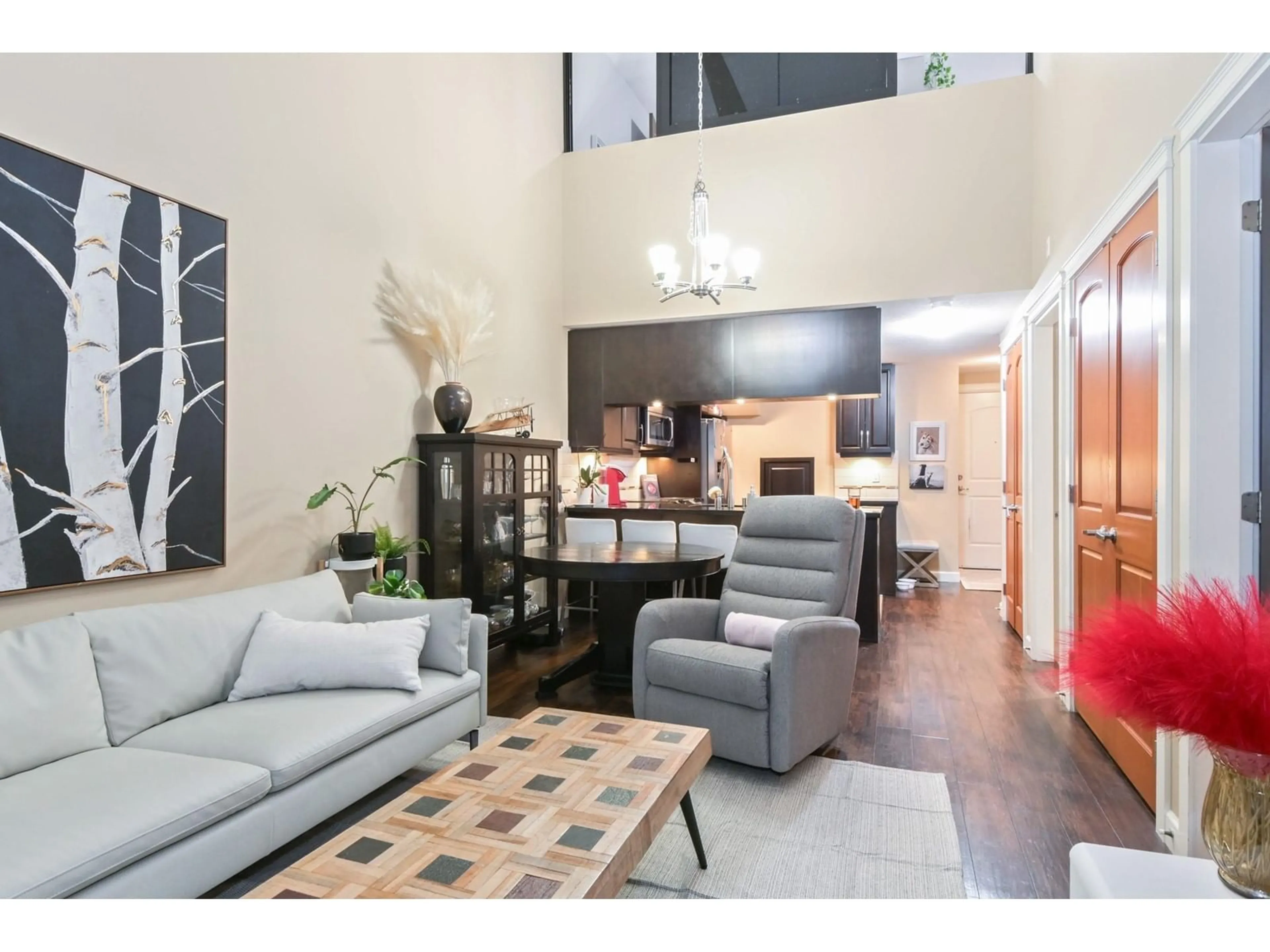 Living room with furniture, unknown for 406 - 8328 207A, Langley British Columbia V2Y0K5