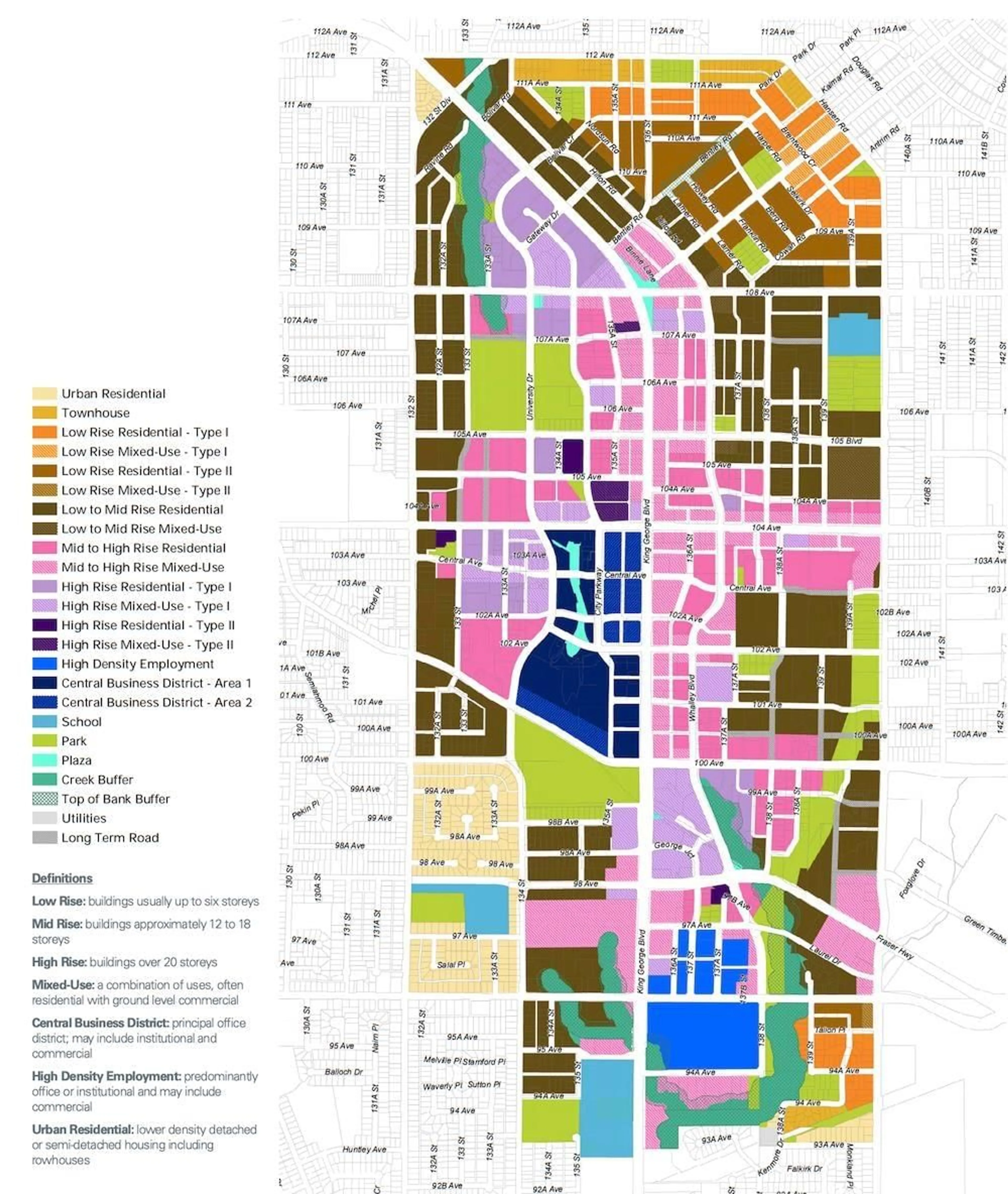 Picture of a map for 10977 140, Surrey British Columbia V3R3G3