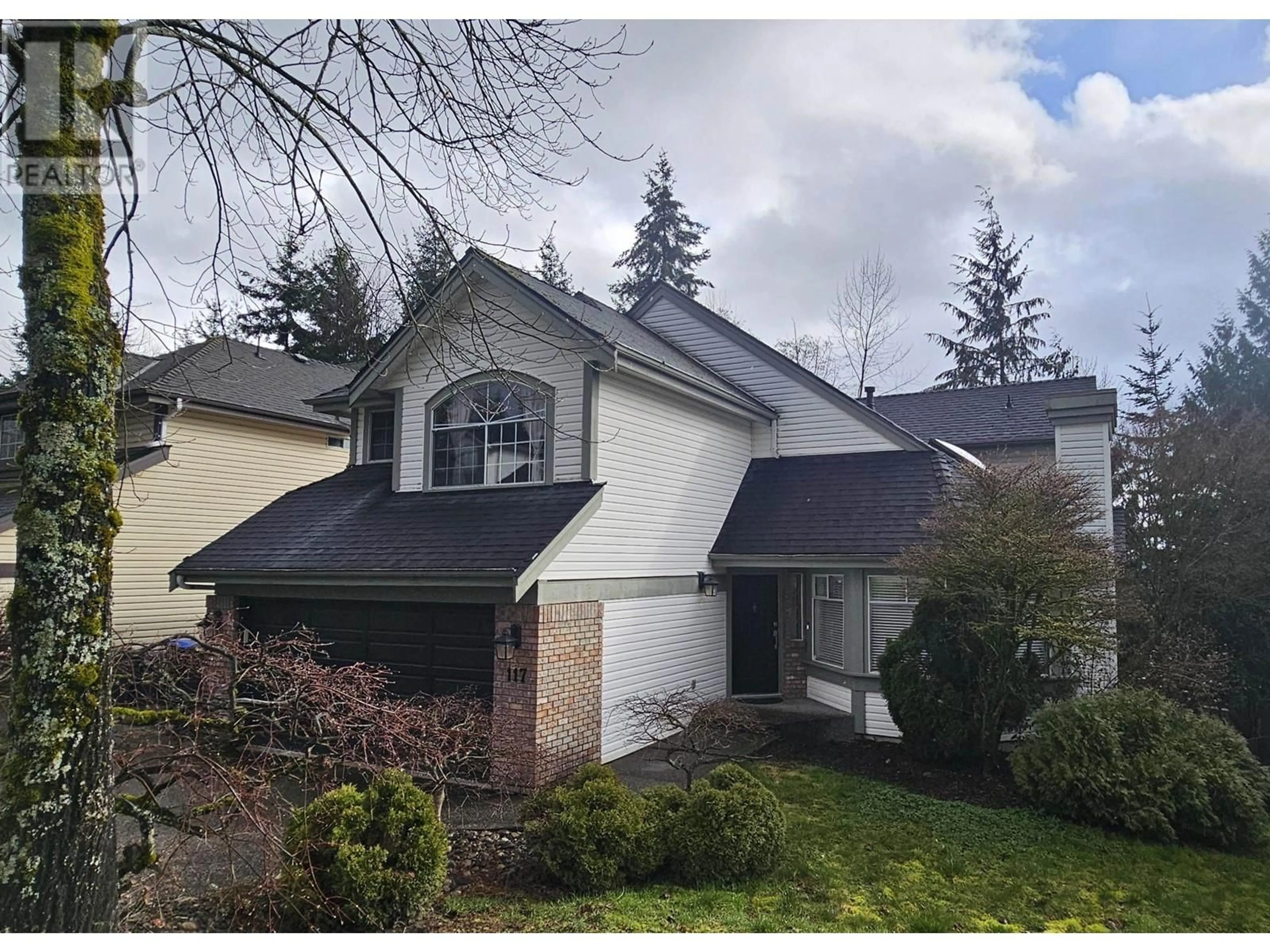 Home with vinyl exterior material, street for 117 ASPENWOOD DRIVE, Port Moody British Columbia V3H4V6