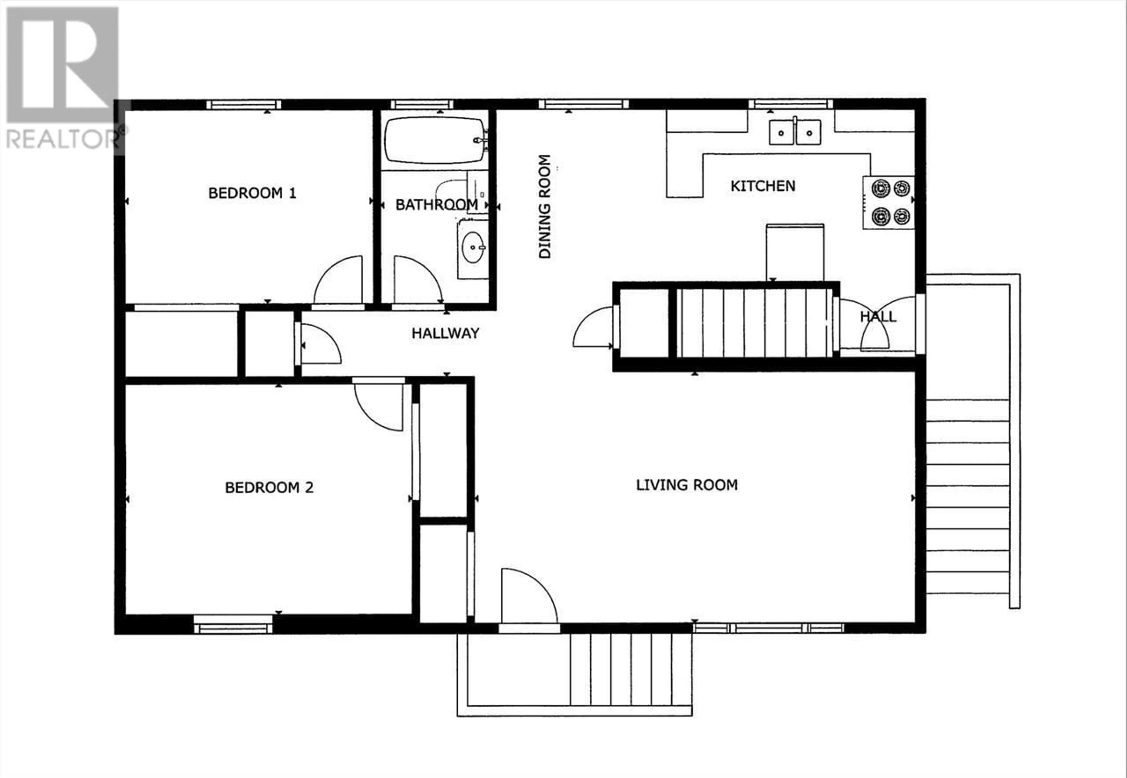 Floor plan for 2238 UPLAND STREET, Prince George British Columbia V2L2V7