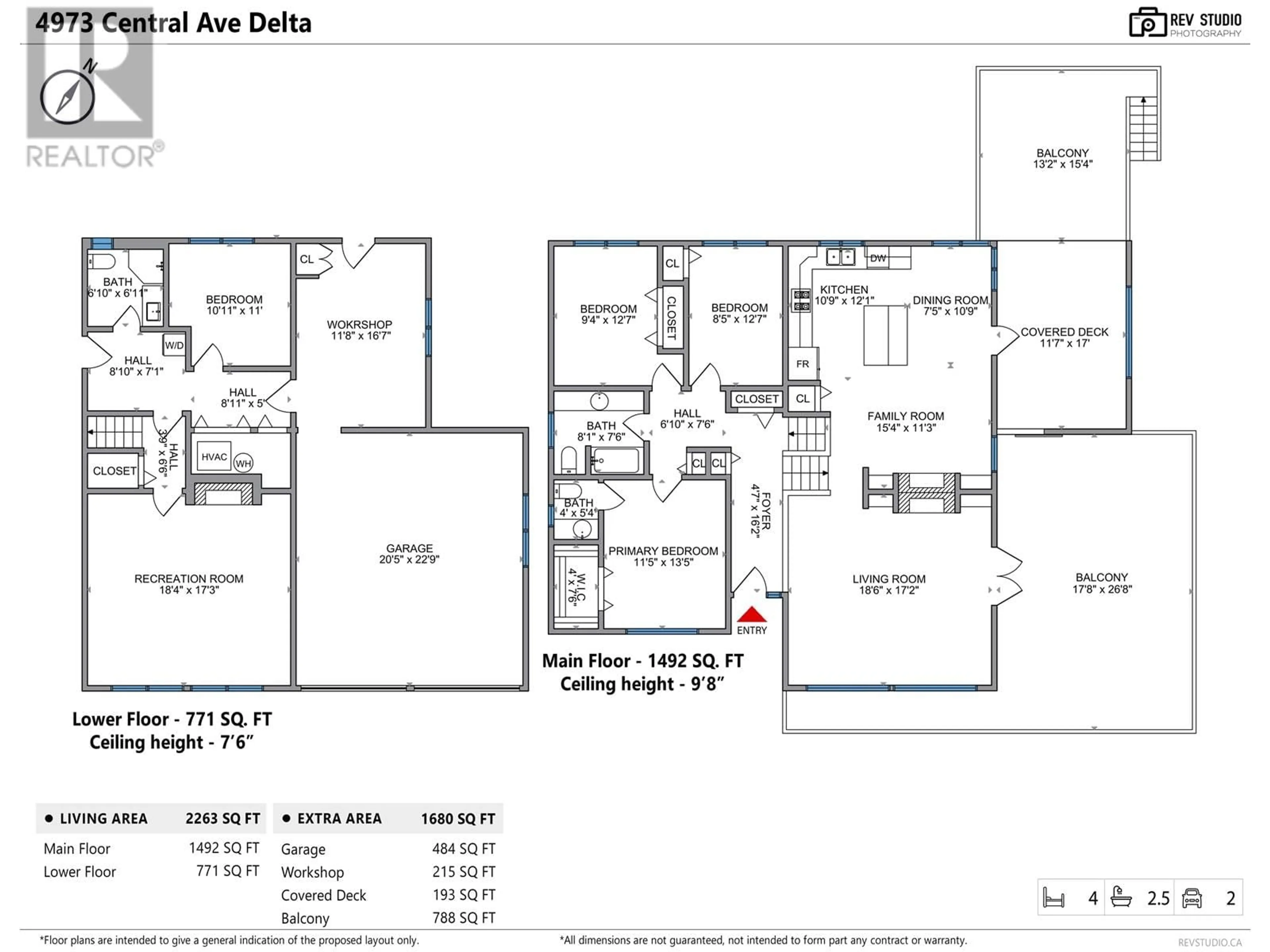 Floor plan for 4973 CENTRAL AVENUE, Delta British Columbia V4K2G5