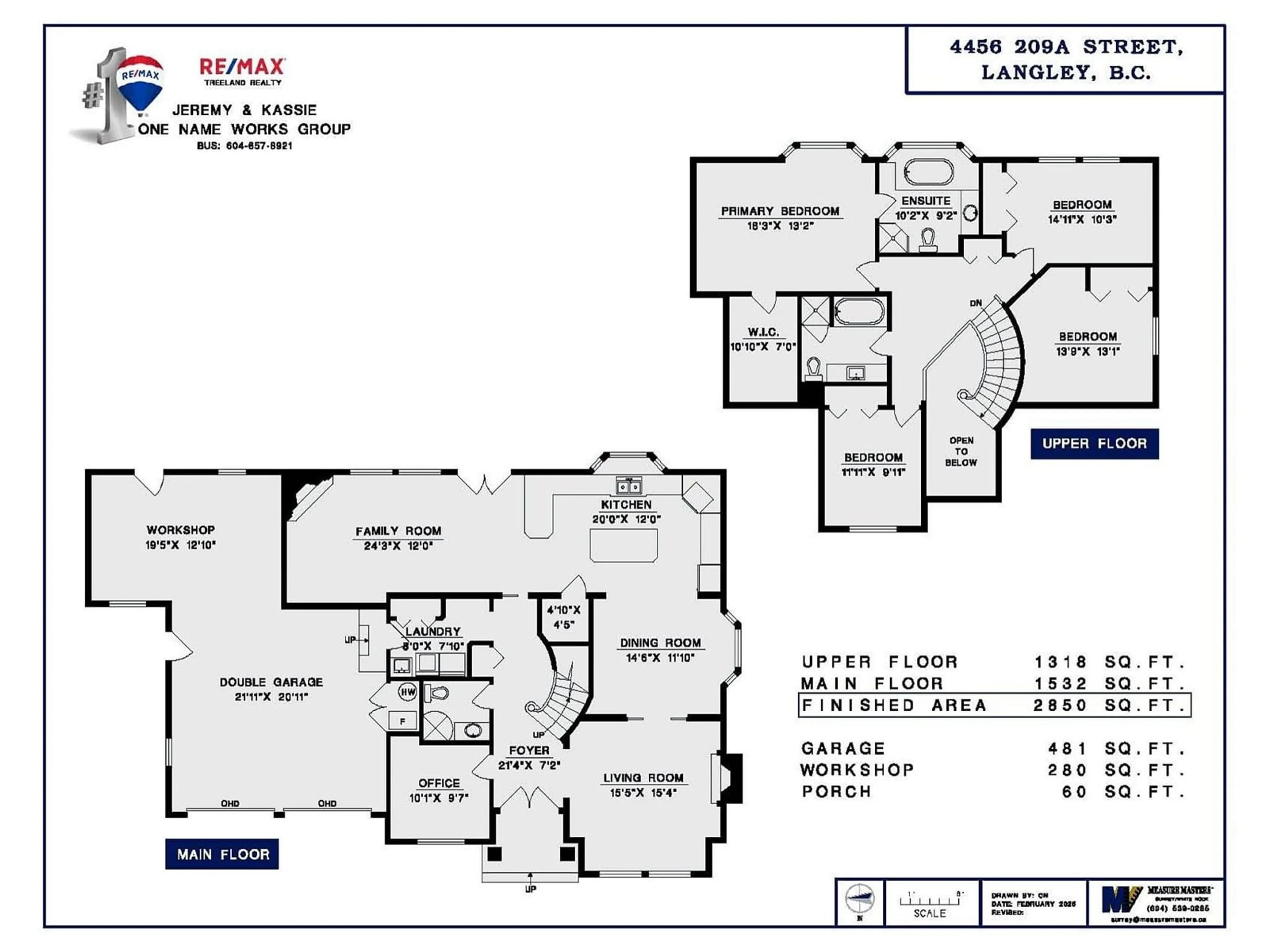 Floor plan for 4456 209A STREET, Langley British Columbia V3A8Y6