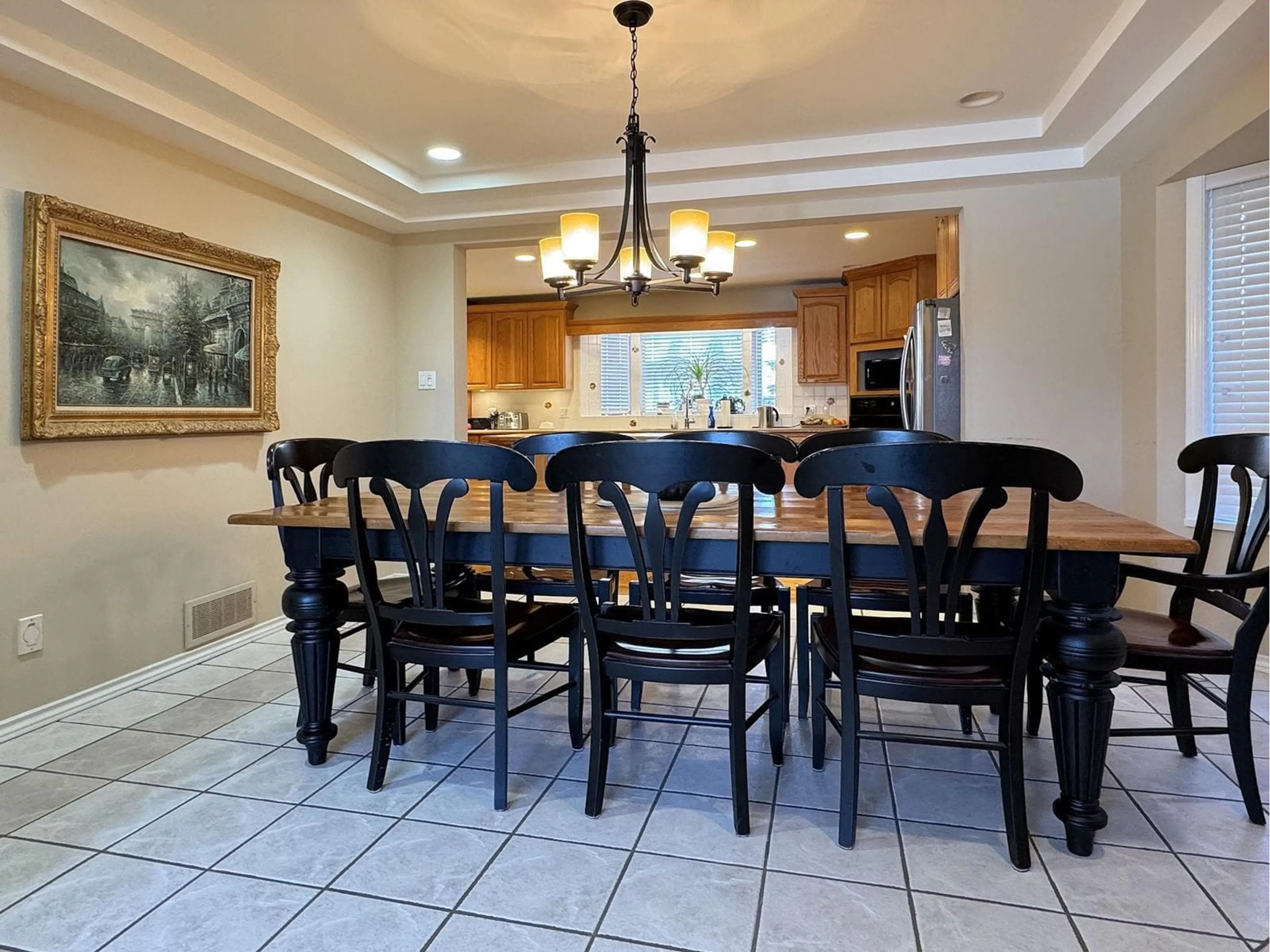 Dining room, ceramic/tile floor for 4456 209A STREET, Langley British Columbia V3A8Y6