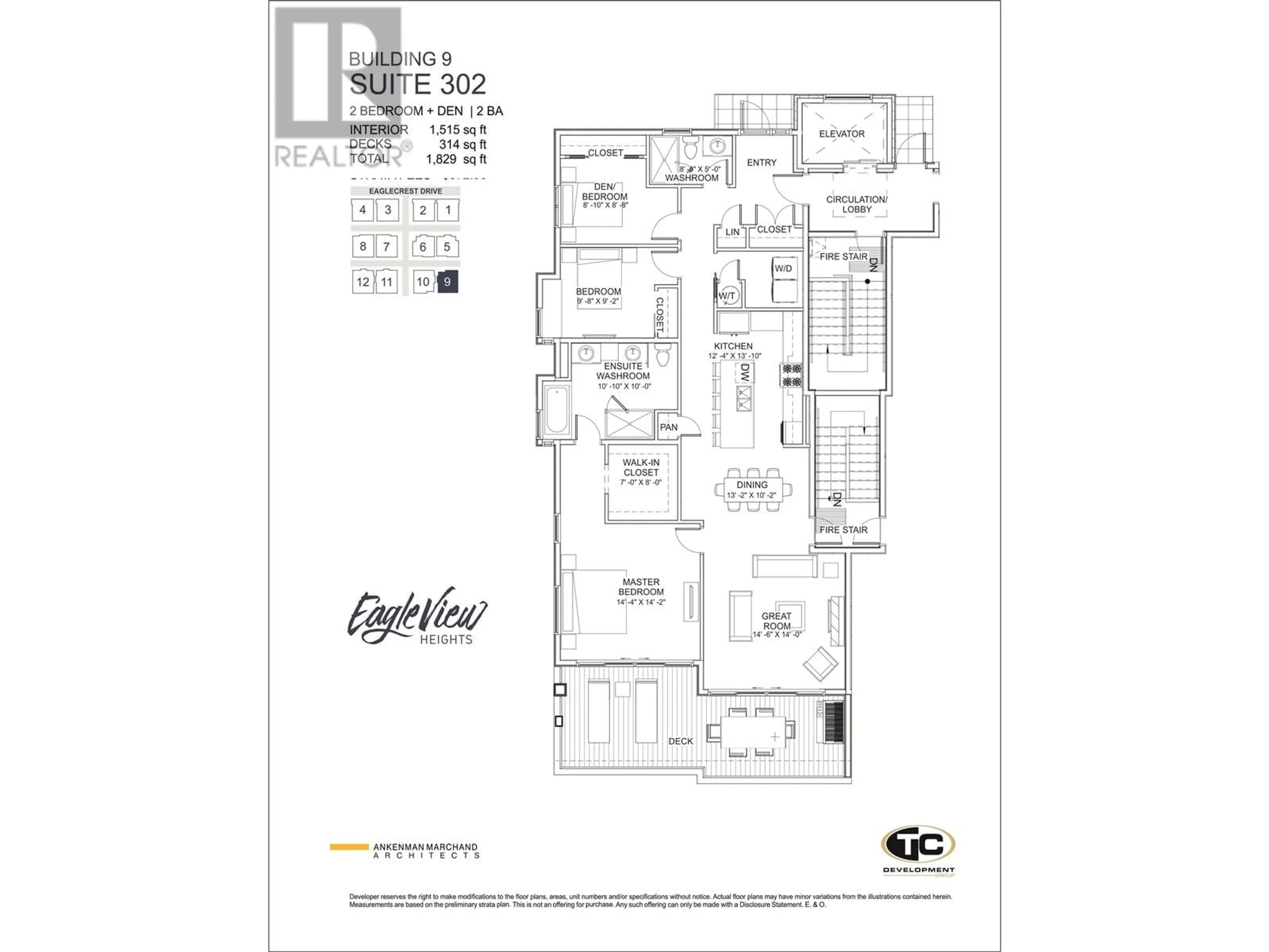 Floor plan for 9302 464 EAGLECREST DRIVE, Gibsons British Columbia V0N1V9