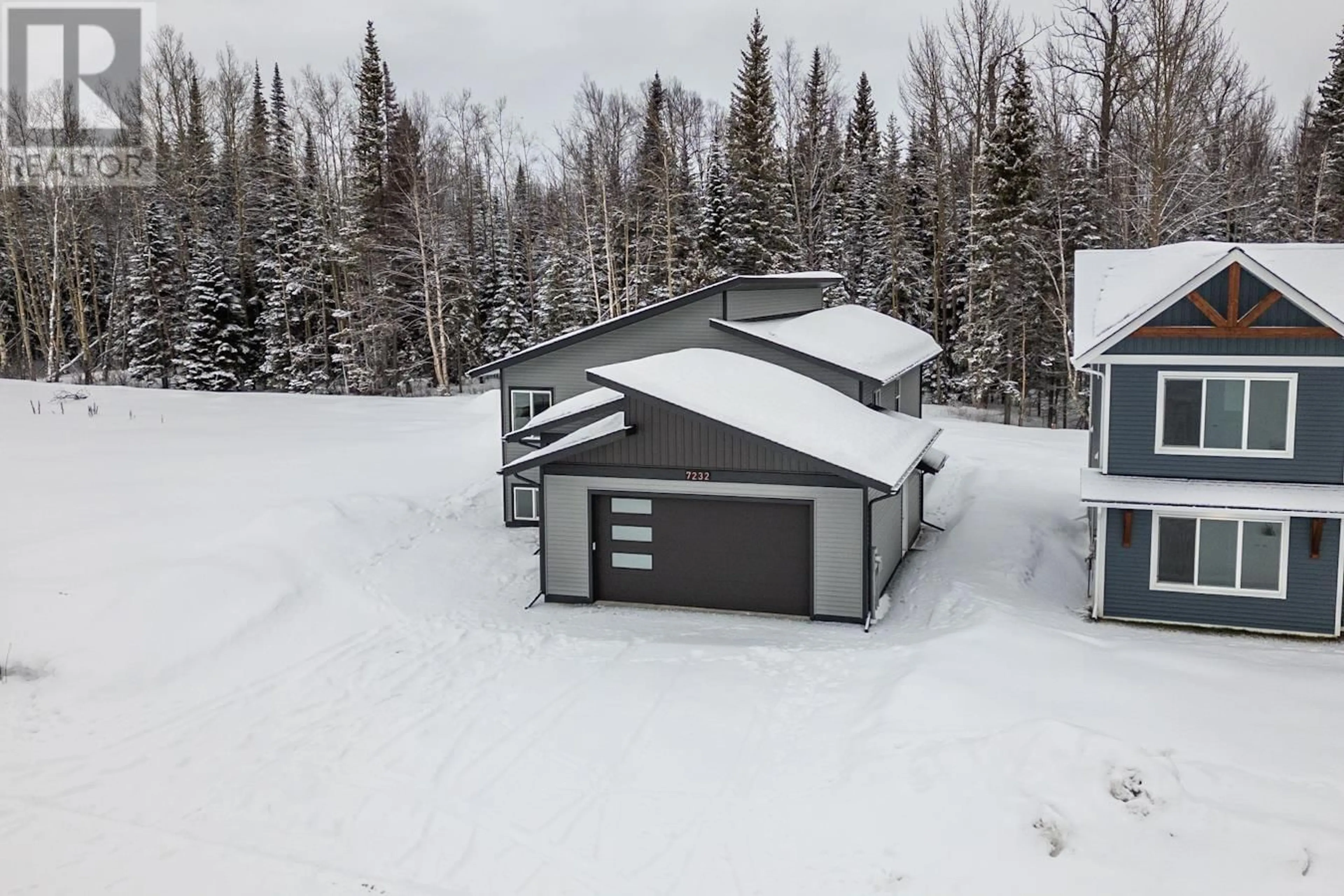 A pic from outside/outdoor area/front of a property/back of a property/a pic from drone, unknown for 7232 HILLU ROAD, Prince George British Columbia V2K0B4