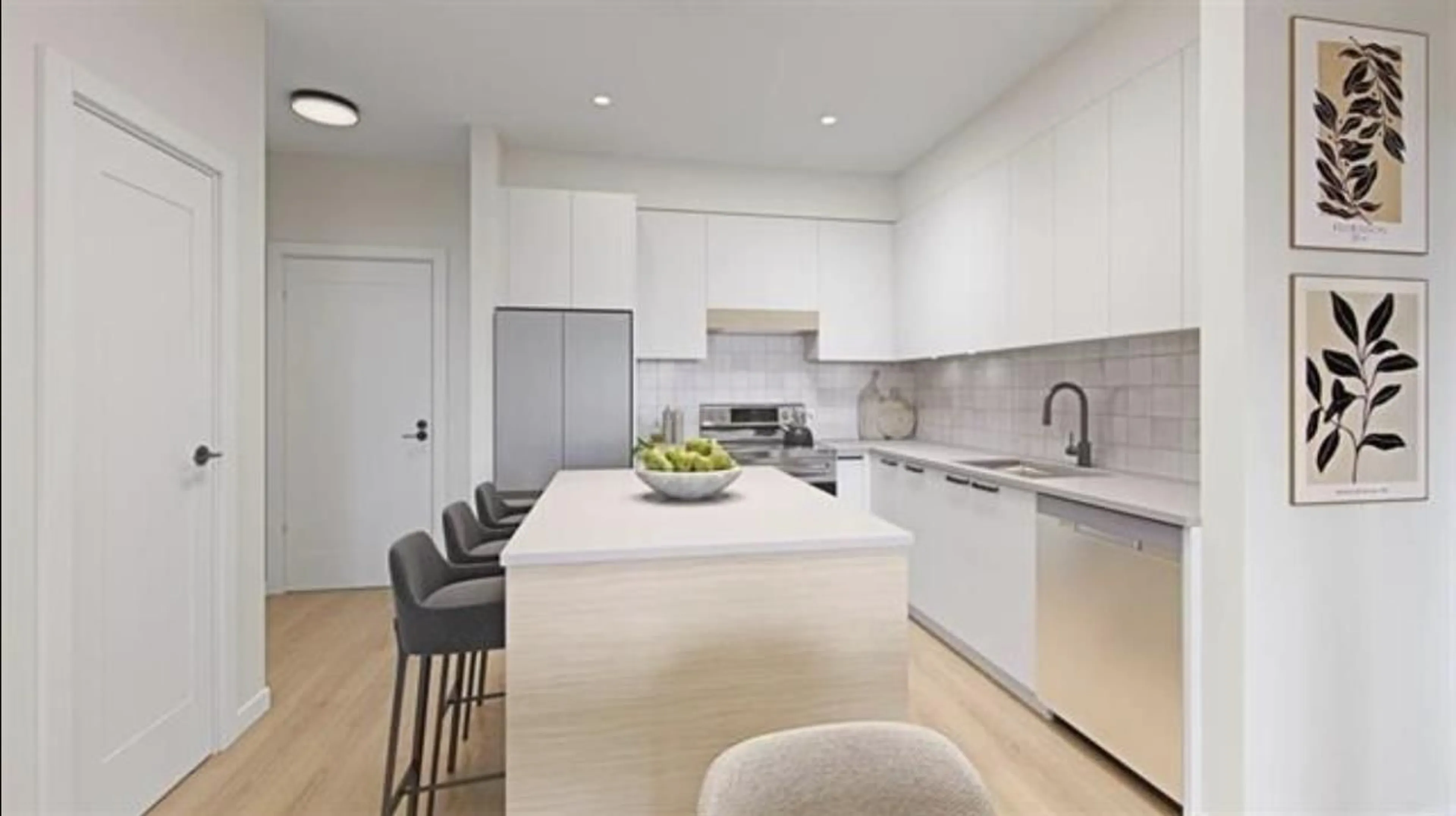 Contemporary kitchen, ceramic/tile floor for 209 33920 BEST AVENUE, Mission British Columbia V2V7A4