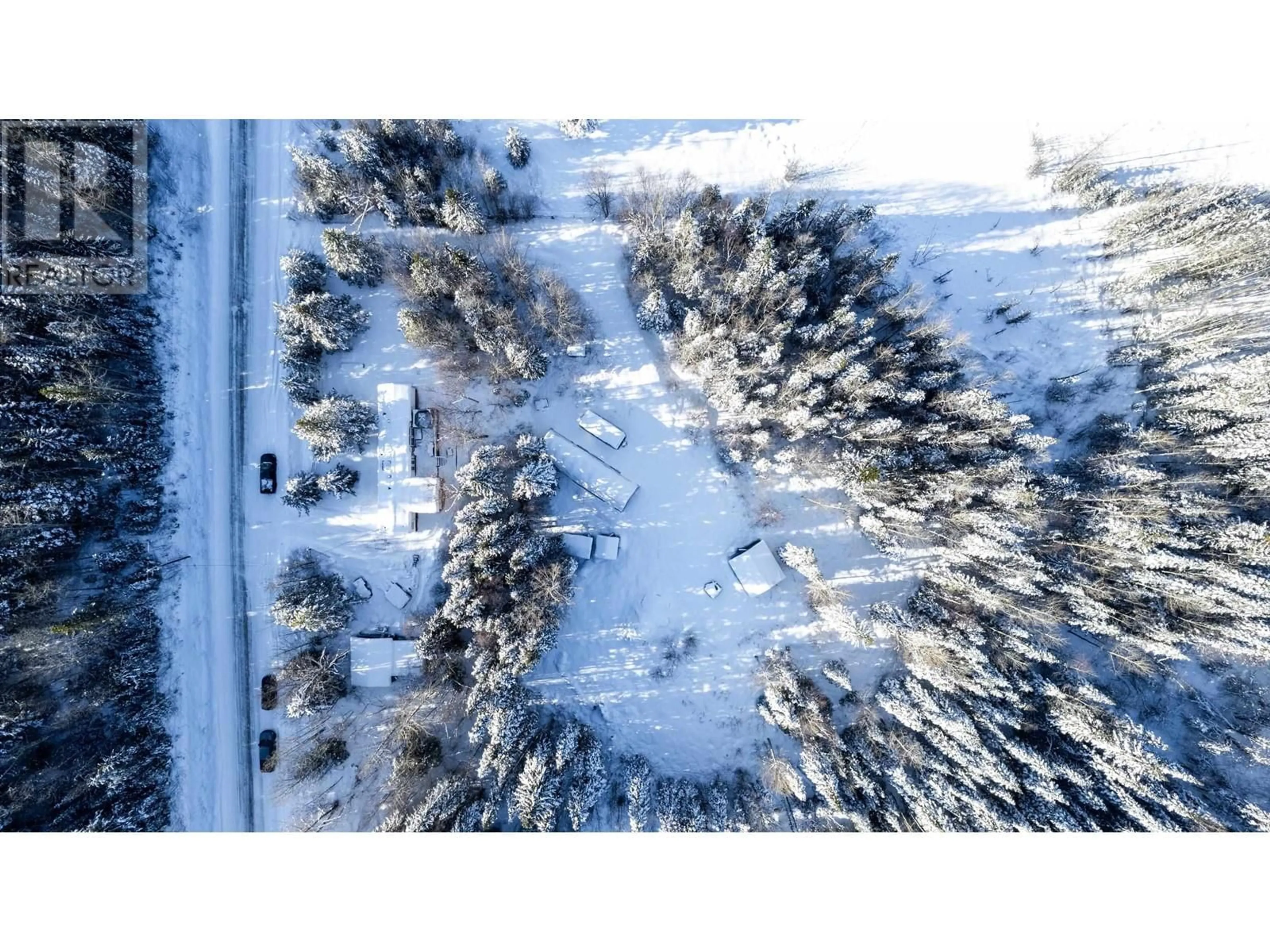 A pic from outside/outdoor area/front of a property/back of a property/a pic from drone, street for 10890 HIGHPLAIN ROAD, Prince George British Columbia V2K5E9