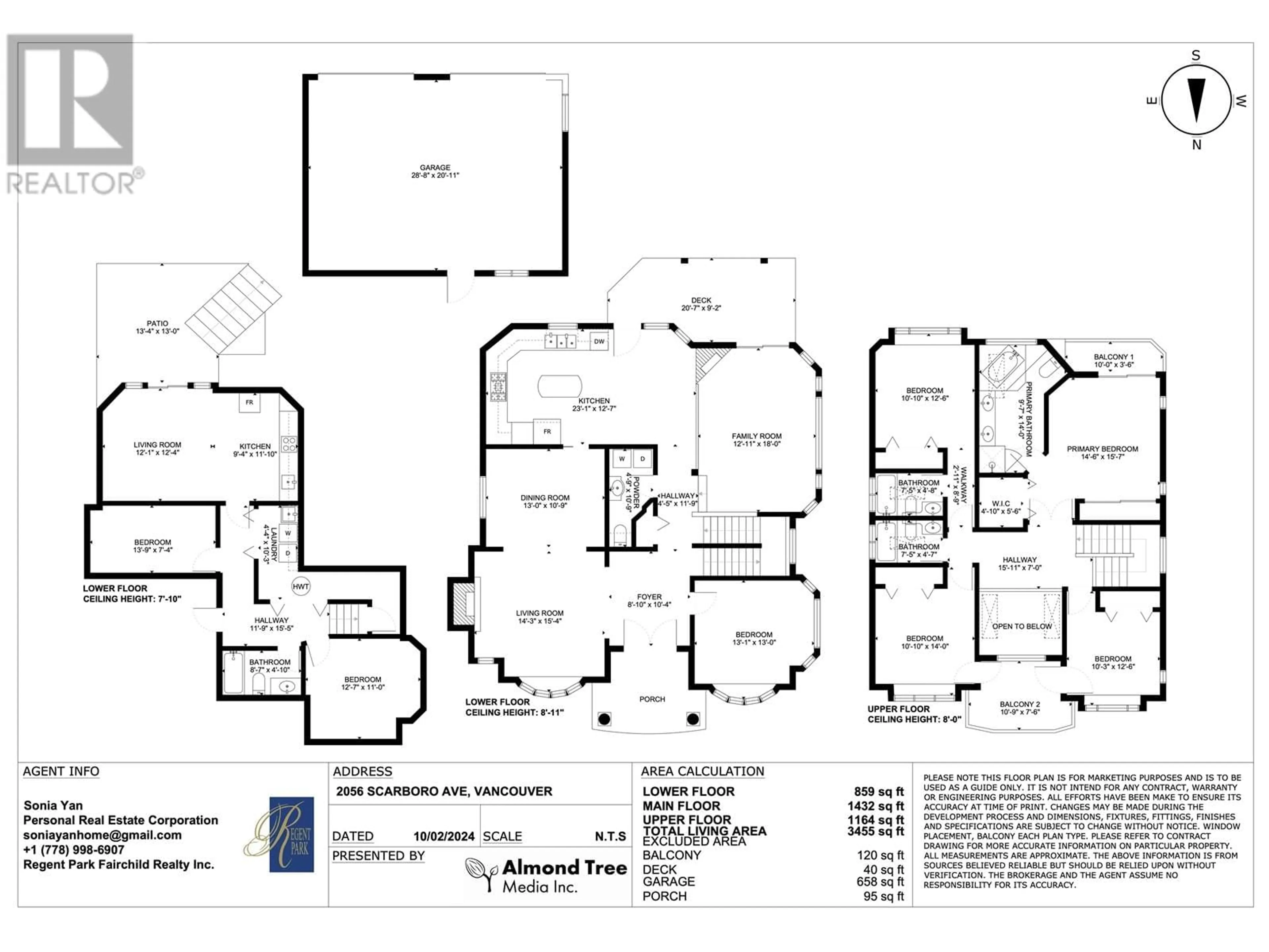 Floor plan for 2056 SCARBORO AVENUE, Vancouver British Columbia V5P2L3