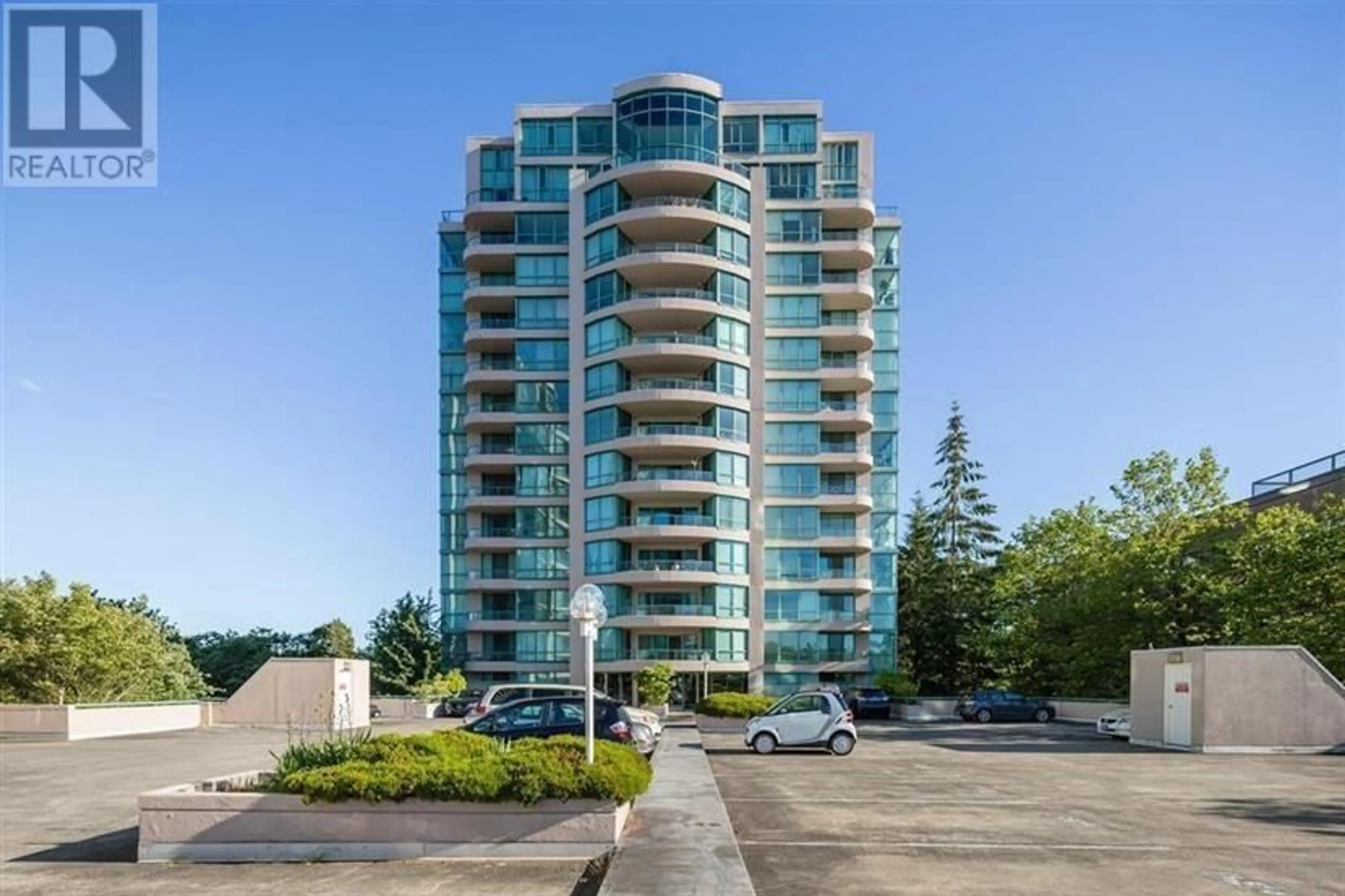 A pic from outside/outdoor area/front of a property/back of a property/a pic from drone, building for 1604 - 8811 LANSDOWNE ROAD, Richmond British Columbia V6X3T4