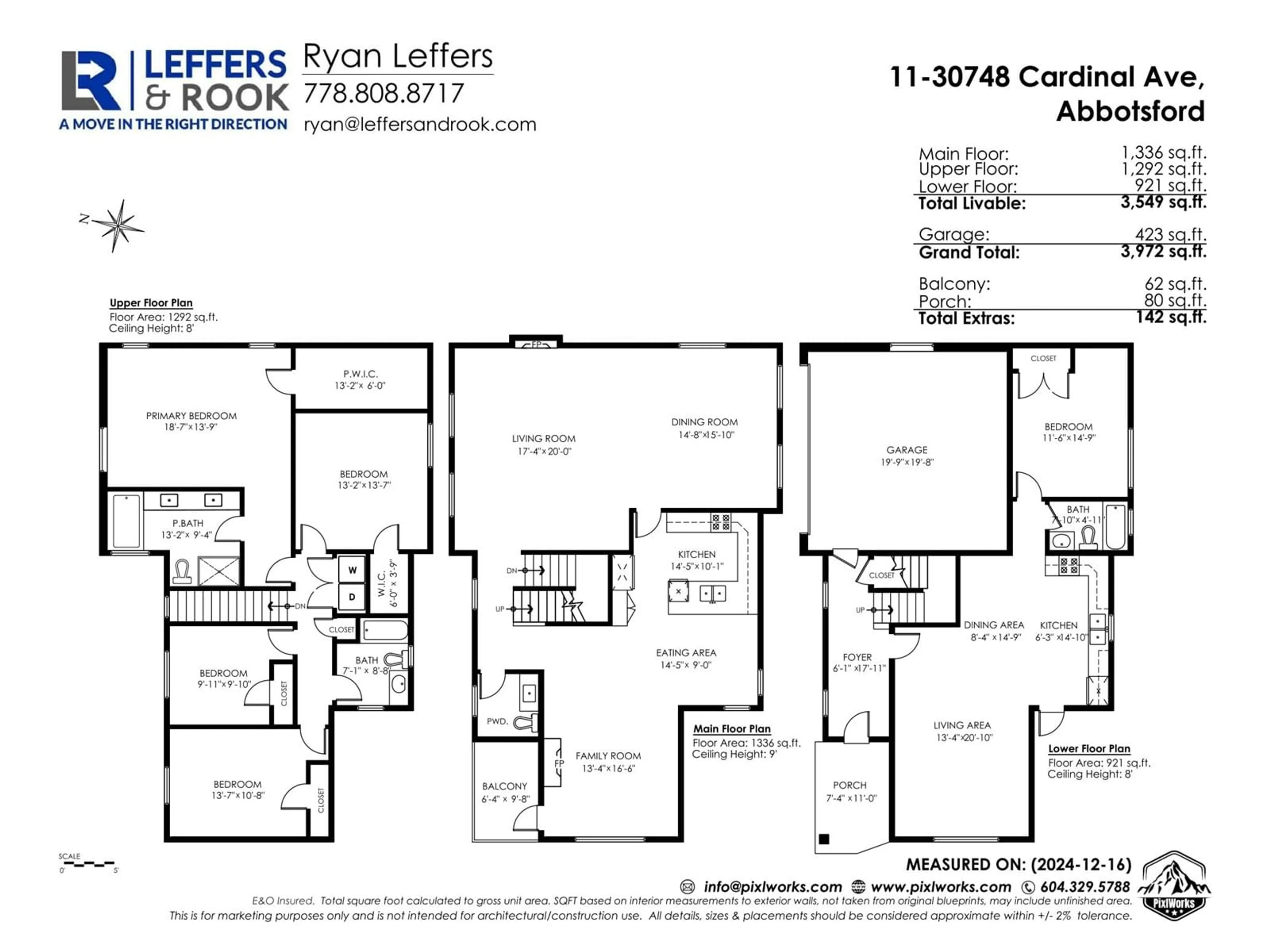 Floor plan for 11 30748 CARDINAL AVENUE, Abbotsford British Columbia V2T0C1