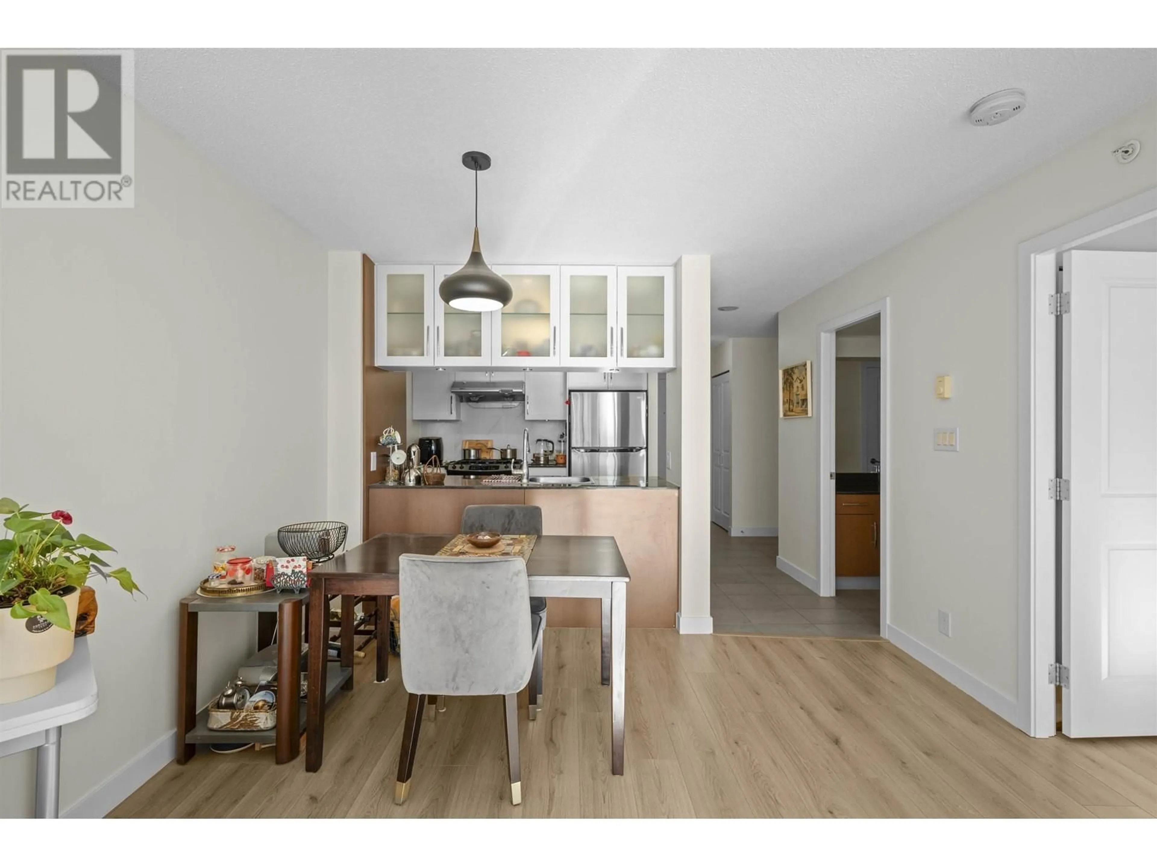 Open concept kitchen, wood/laminate floor for 1205 6351 BUSWELL STREET, Richmond British Columbia V6Y0A4