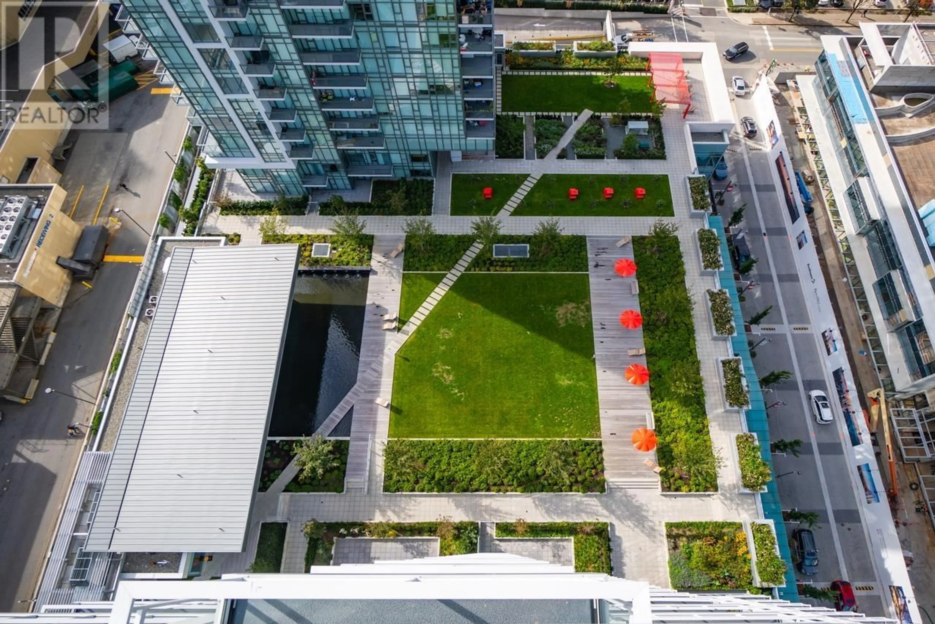 A pic from outside/outdoor area/front of a property/back of a property/a pic from drone, city buildings view from balcony for 1802 - 4670 ASSEMBLY WAY, Burnaby British Columbia V5H0H3