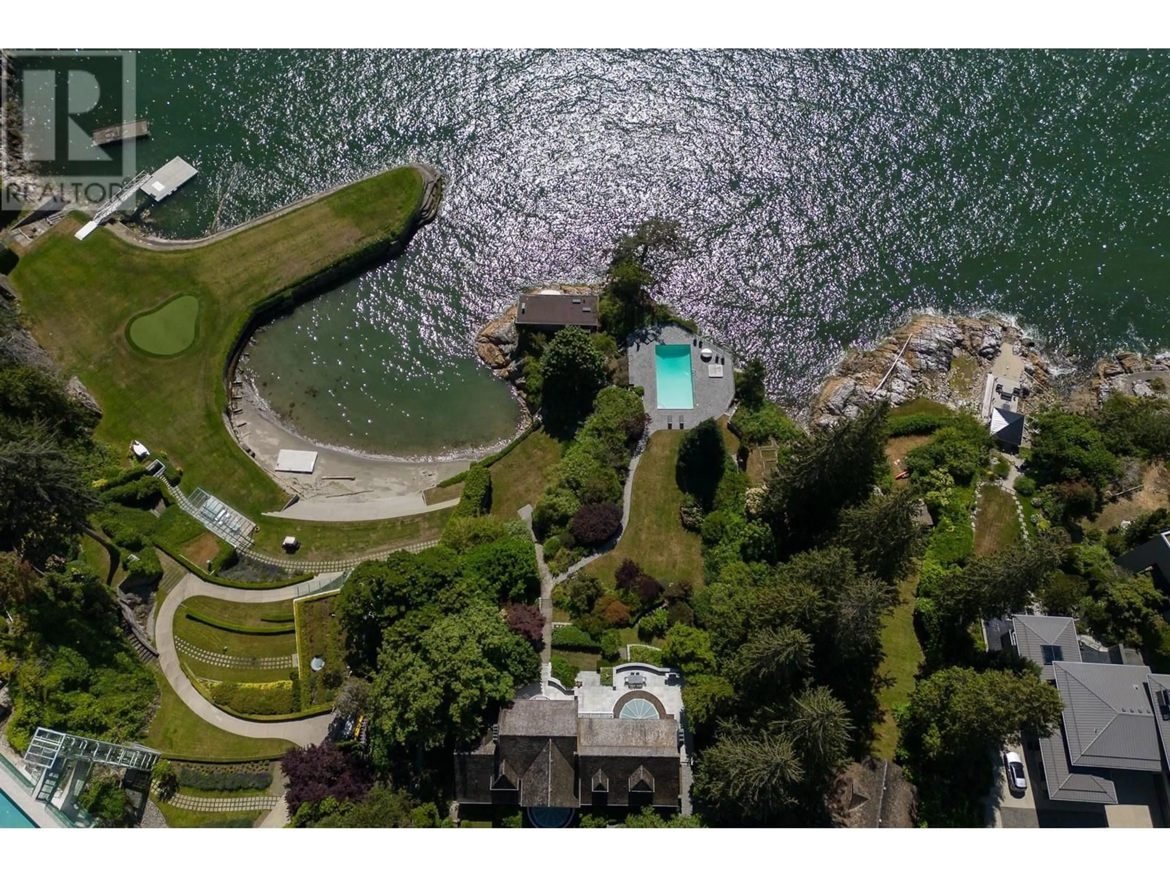 A pic from outside/outdoor area/front of a property/back of a property/a pic from drone, water/lake/river/ocean view for 5240 MARINE DRIVE, West Vancouver British Columbia V7W2P8