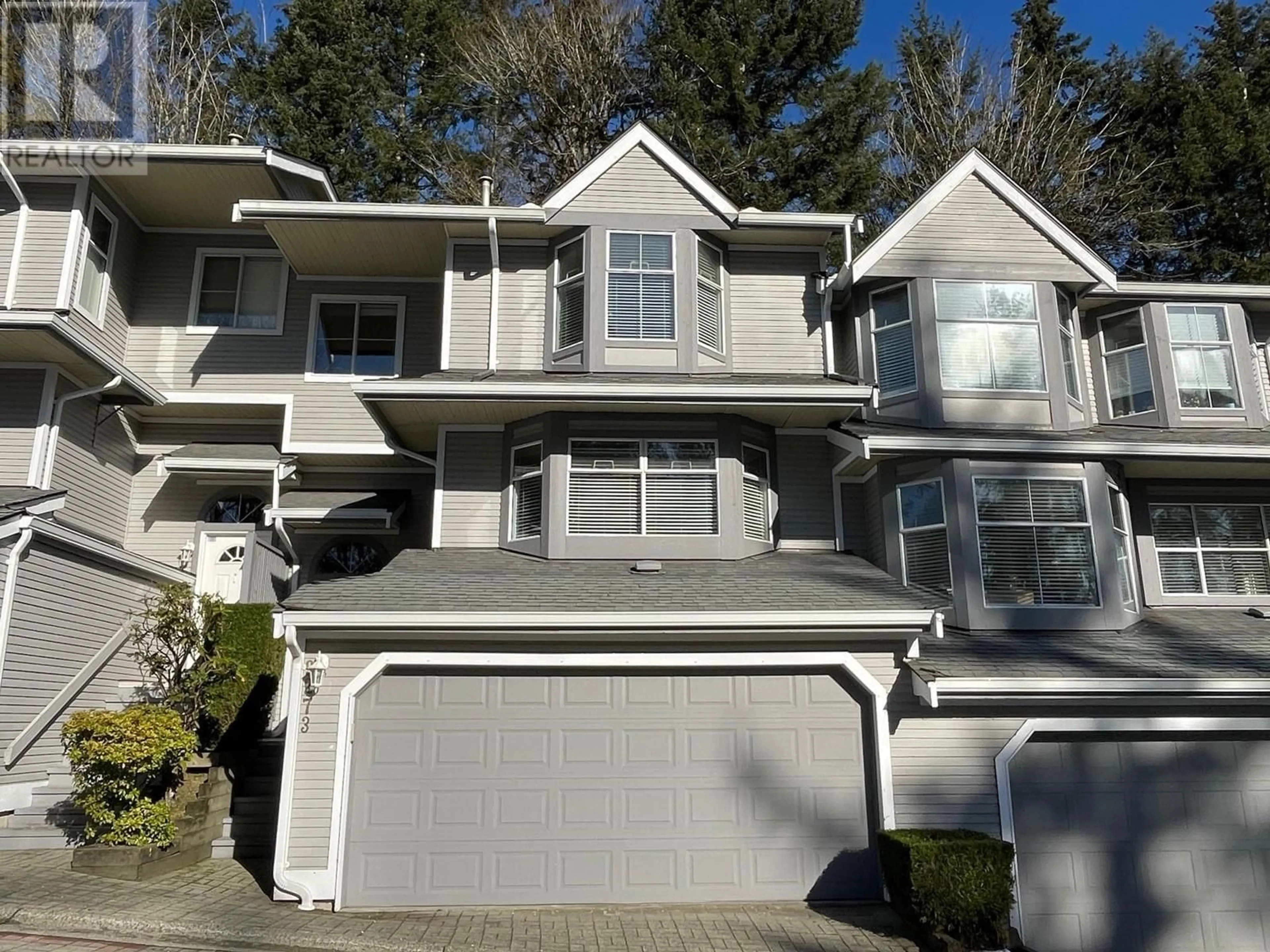 Home with vinyl exterior material, street for 9273 GOLDHURST TERRACE, Burnaby British Columbia V5A4P5