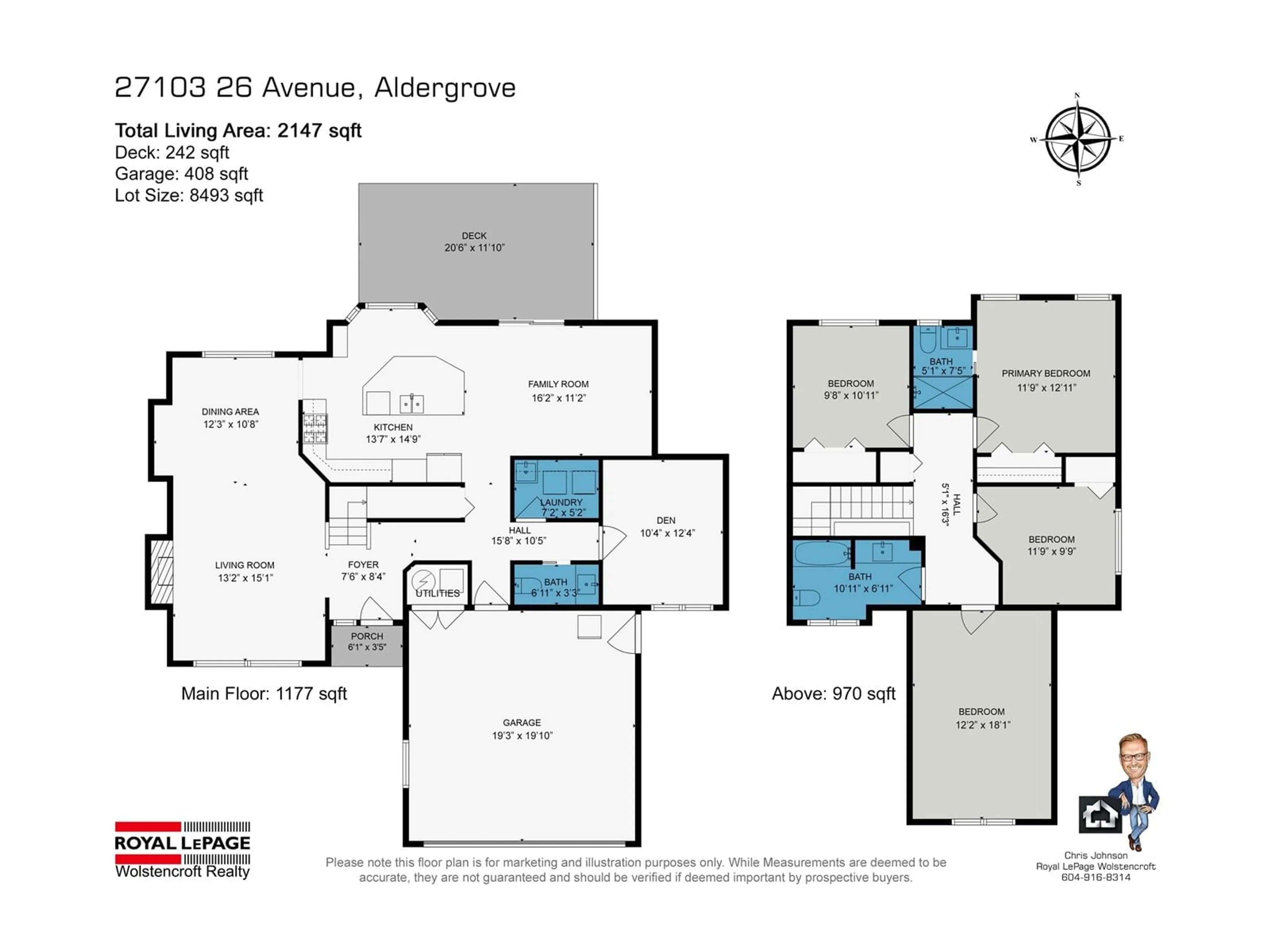 Floor plan for 27103 26 AVENUE, Langley British Columbia V4W2Y7