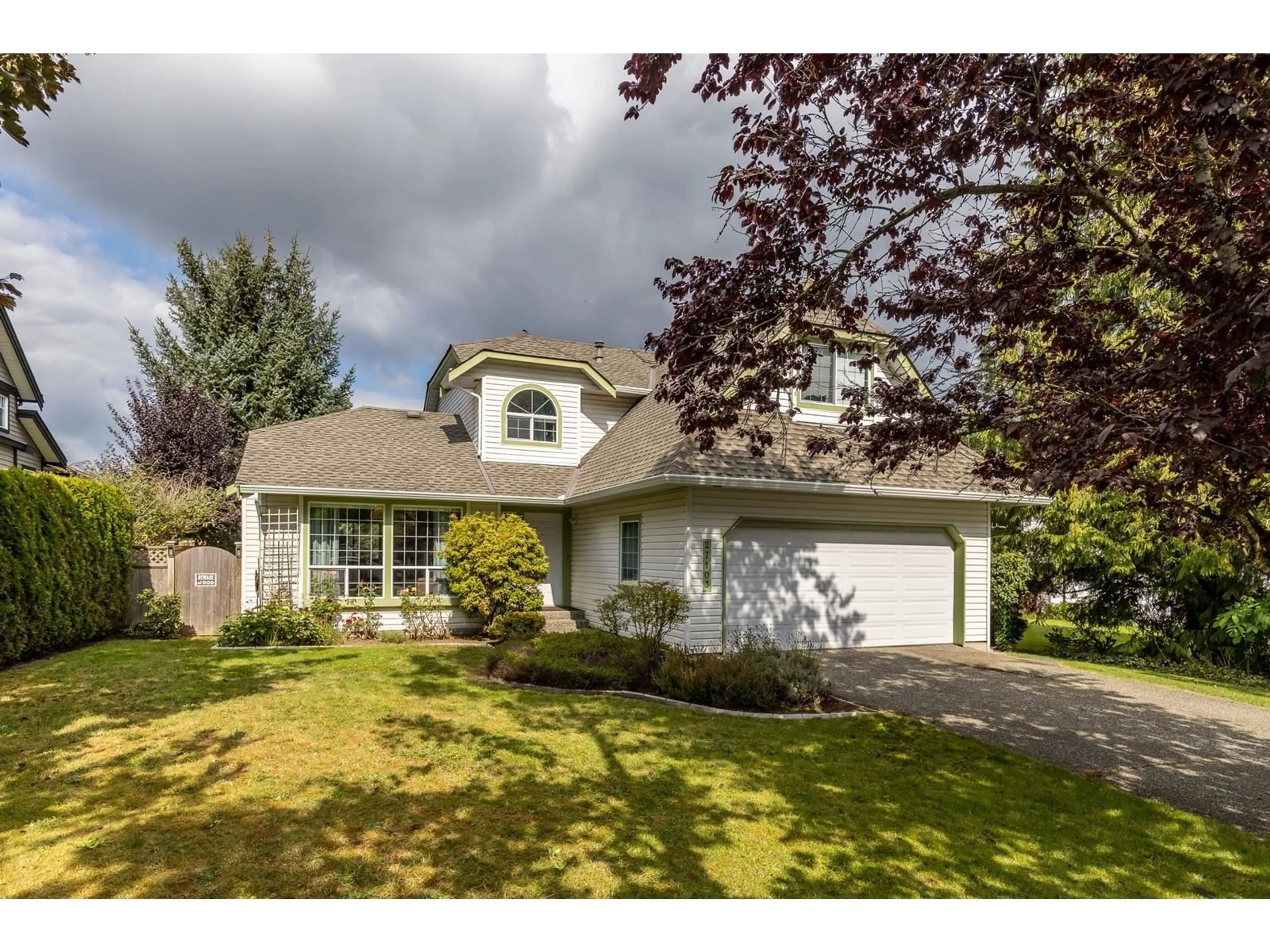 Home with vinyl exterior material, street for 27103 26 AVENUE, Langley British Columbia V4W2Y7