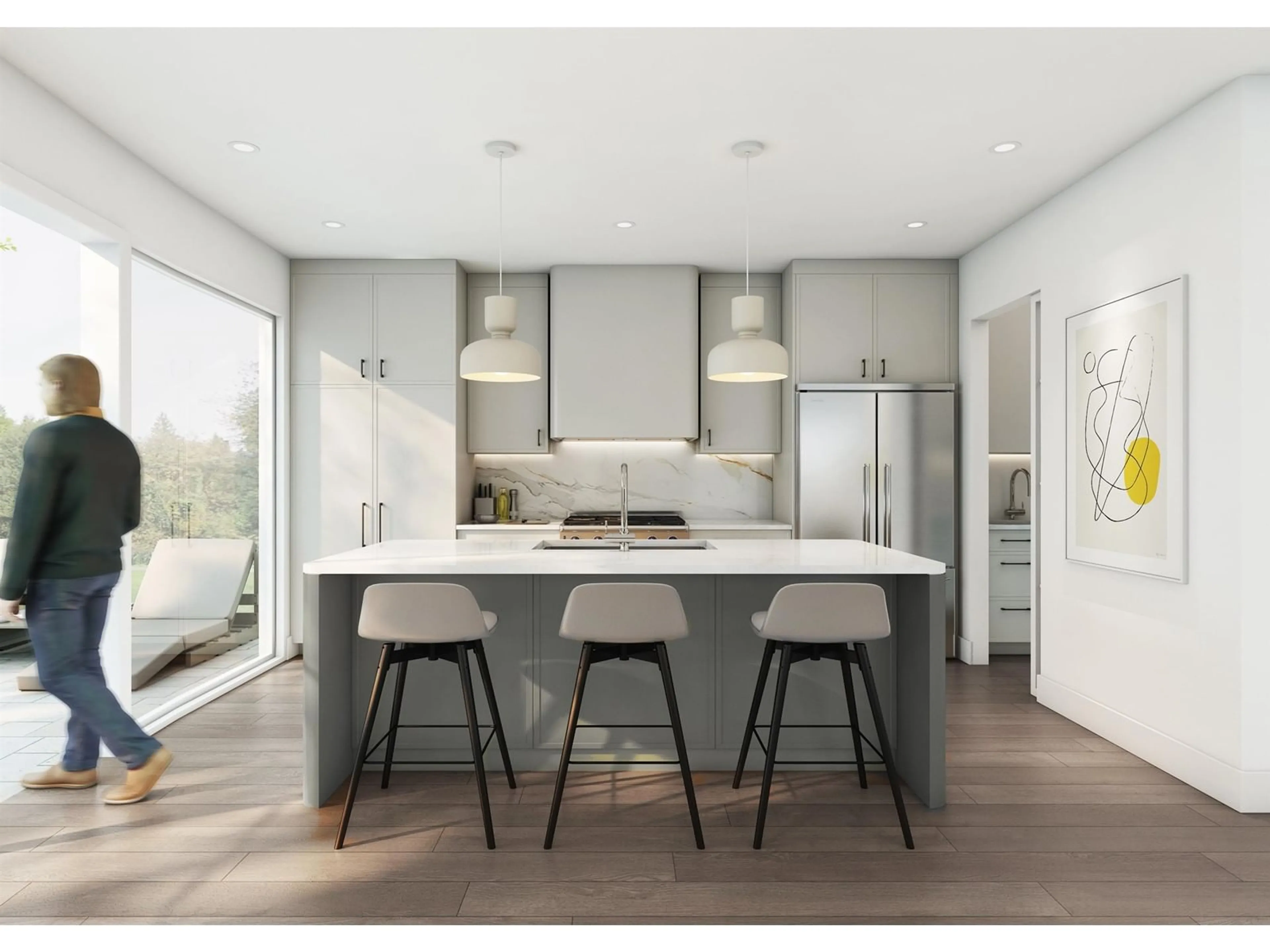 Open concept kitchen, unknown for 11 - 11488 92, Delta British Columbia V4C3K7