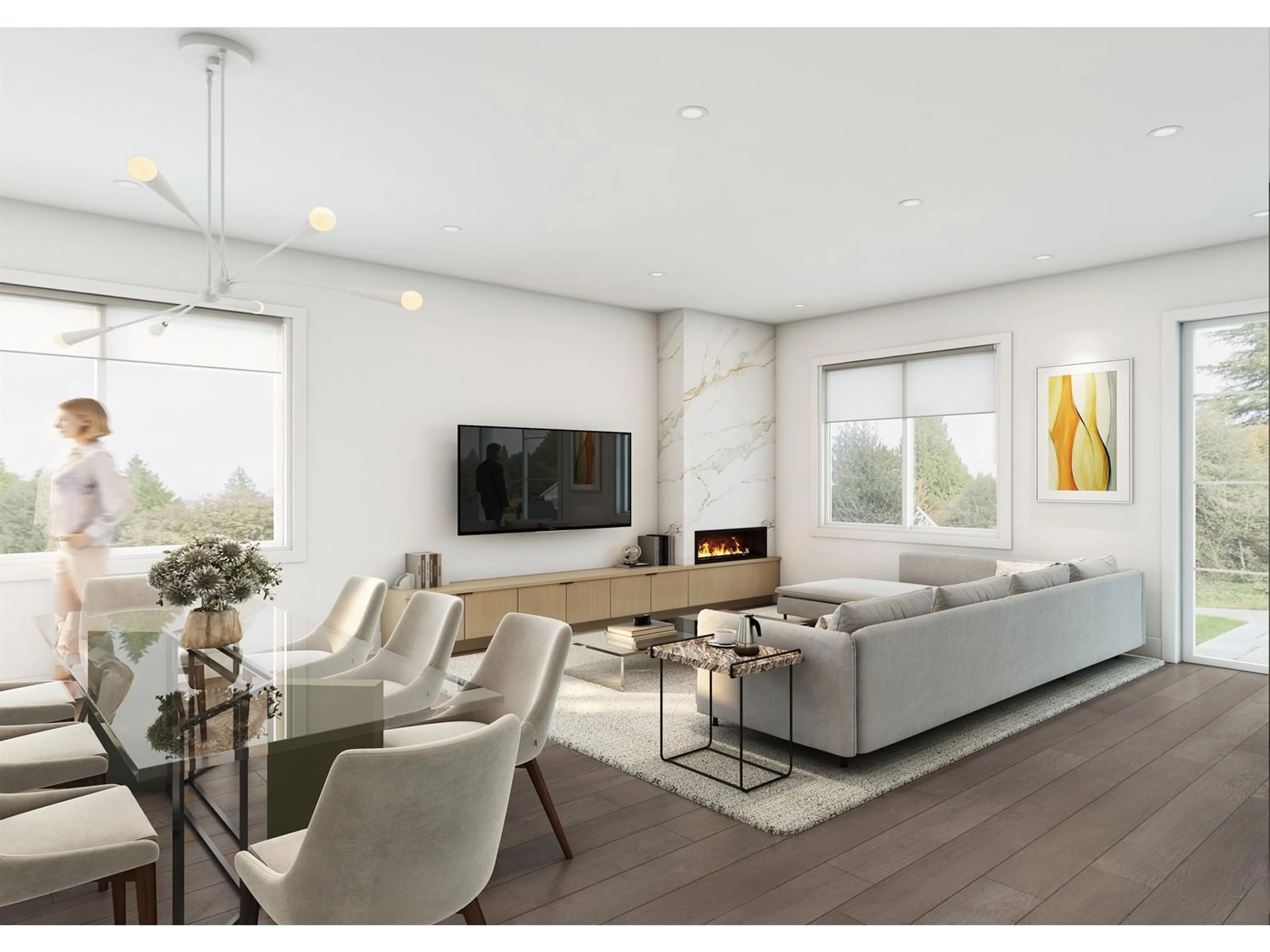 Living room with furniture, unknown for 11 - 11488 92, Delta British Columbia V4C3K7