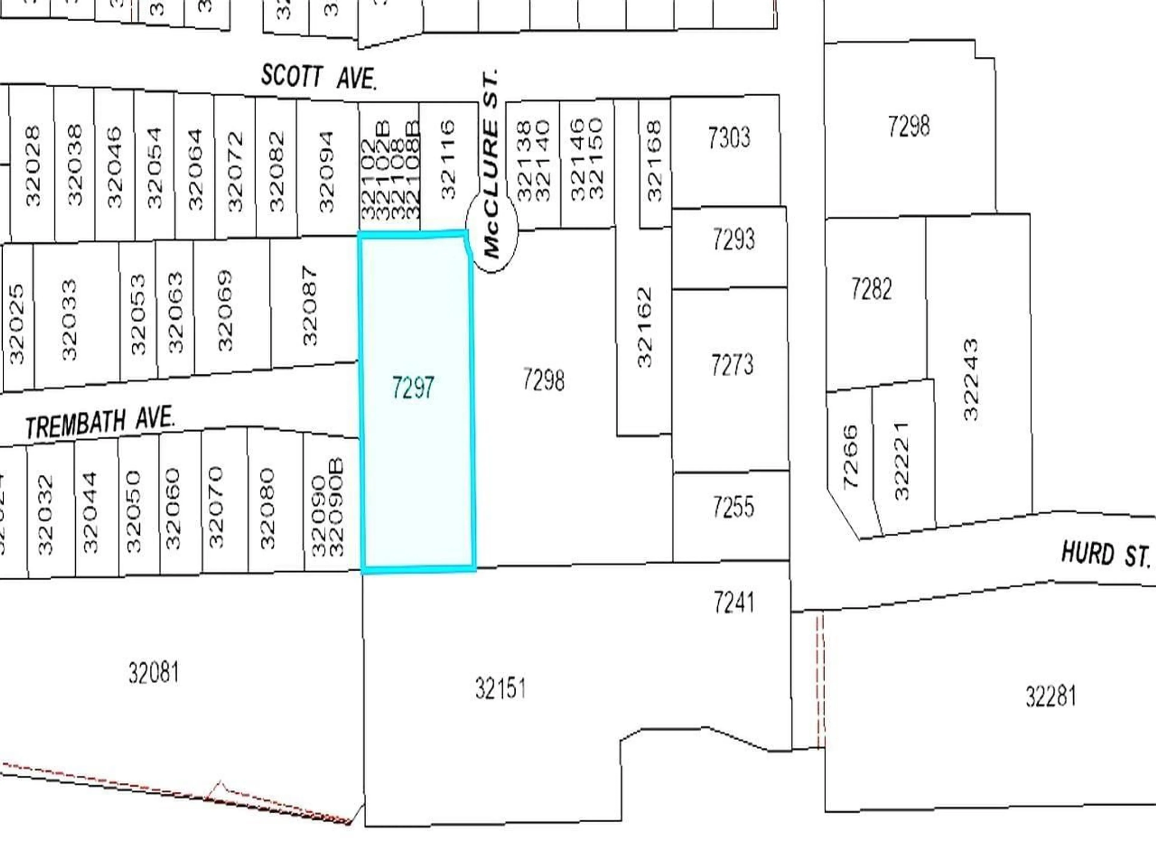 Picture of a map for 7297 MCCLURE STREET, Mission British Columbia V2V3E6