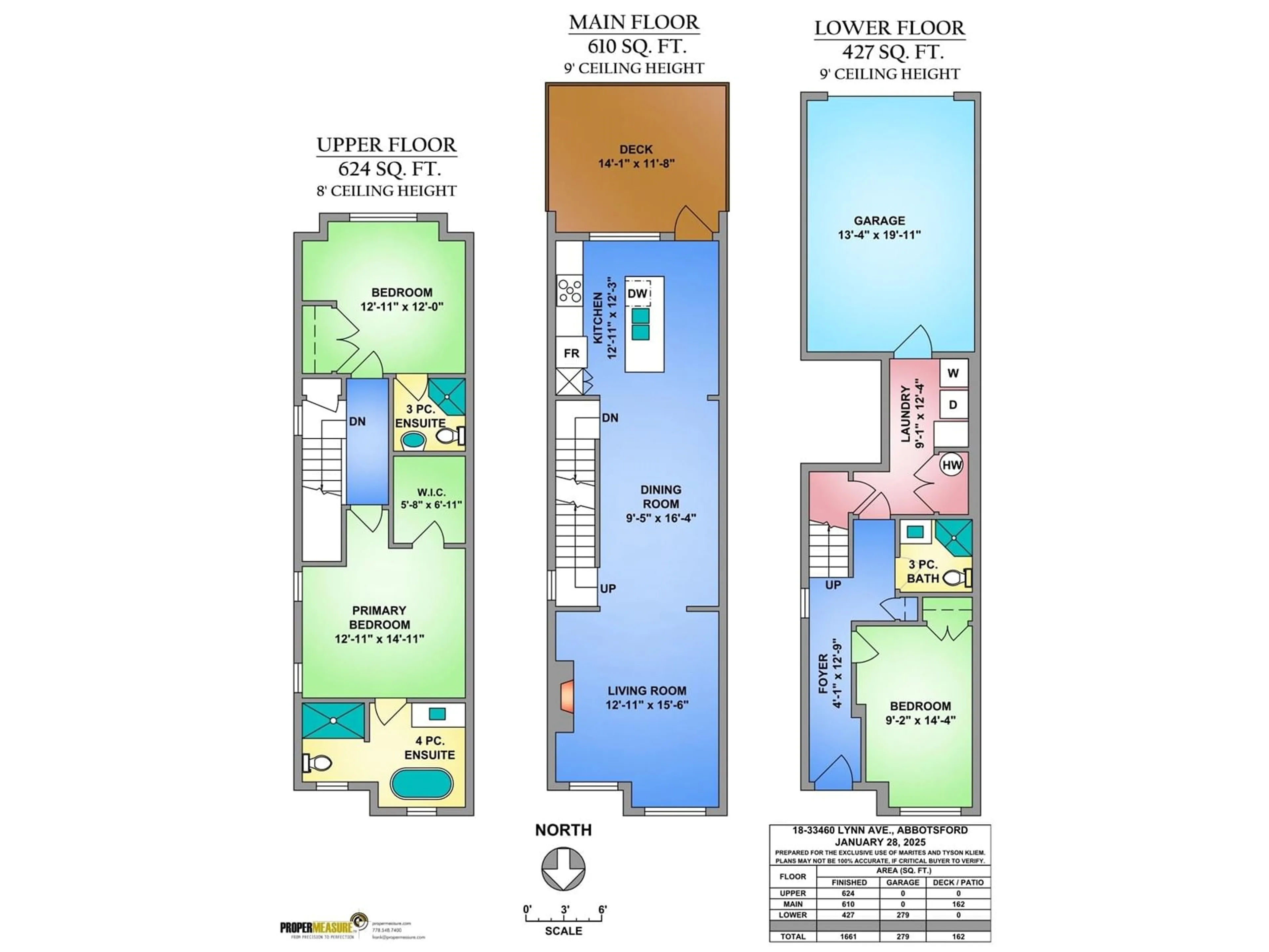 Floor plan for 18 33460 LYNN AVENUE, Abbotsford British Columbia V2S0H6