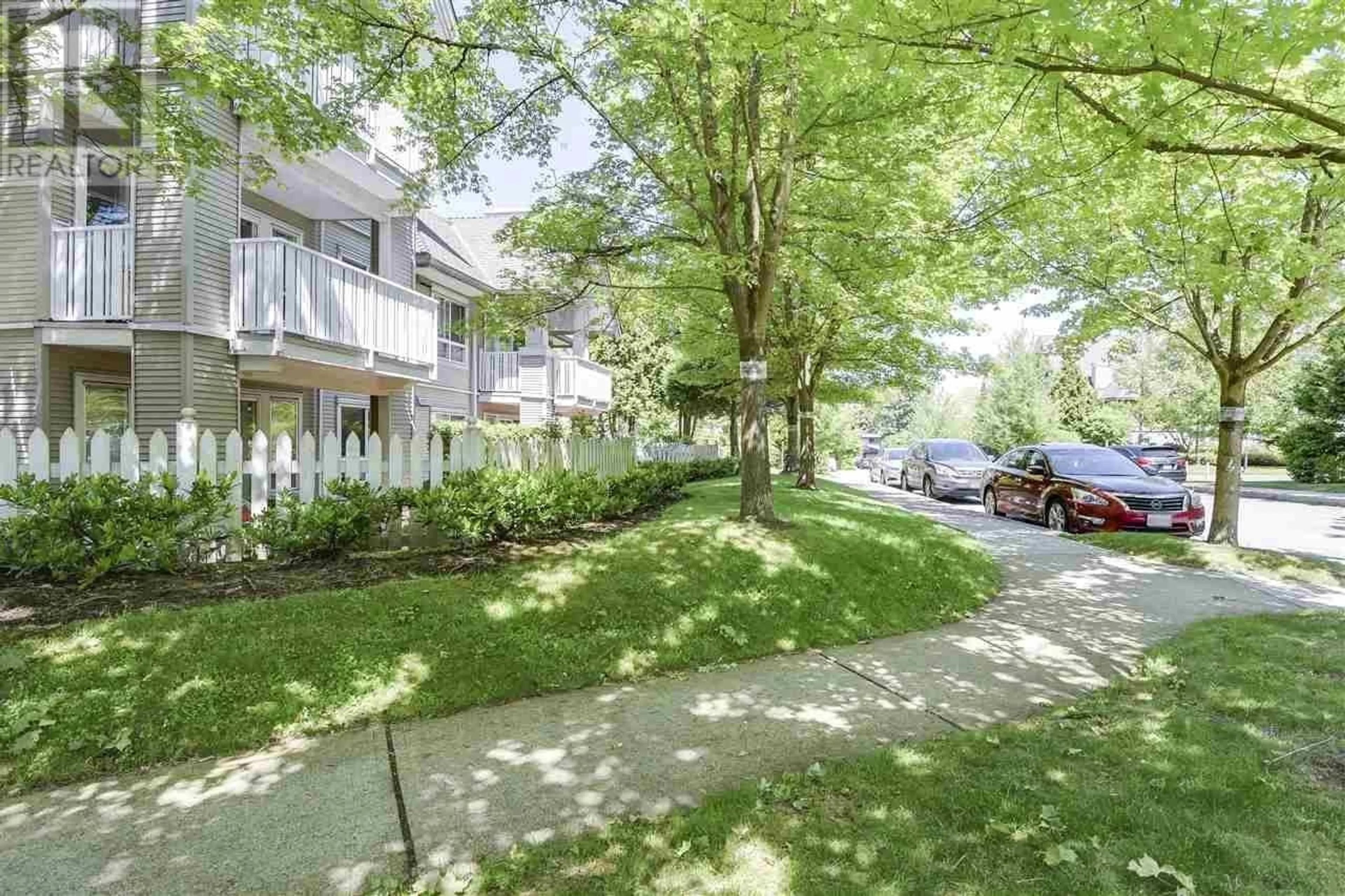 A pic from outside/outdoor area/front of a property/back of a property/a pic from drone, street for 207 - 8060 JONES ROAD, Richmond British Columbia V6Y4K5