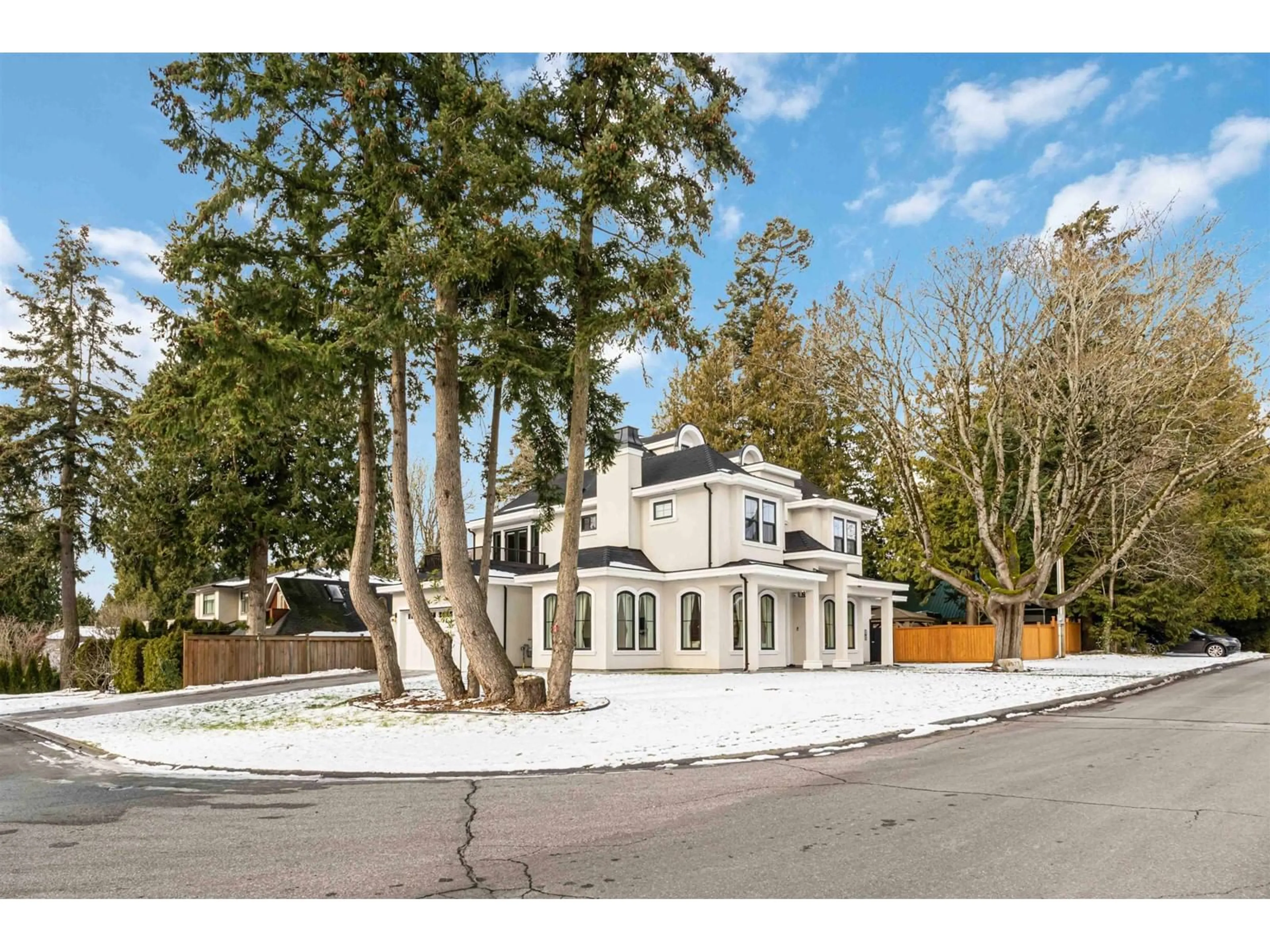 A pic from outside/outdoor area/front of a property/back of a property/a pic from drone, street for 1577 131, Surrey British Columbia V4A4B2