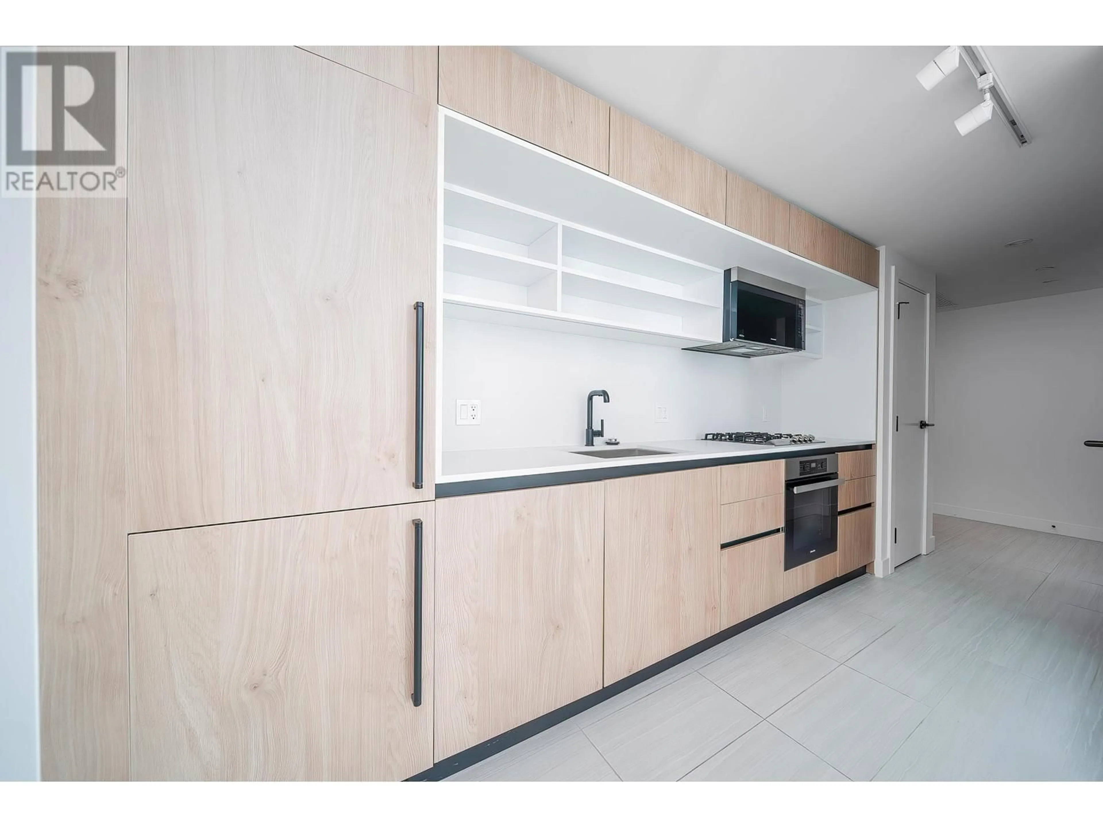 Standard kitchen, wood/laminate floor for 1009 - 5058 JOYCE STREET, Vancouver British Columbia V5R0J9