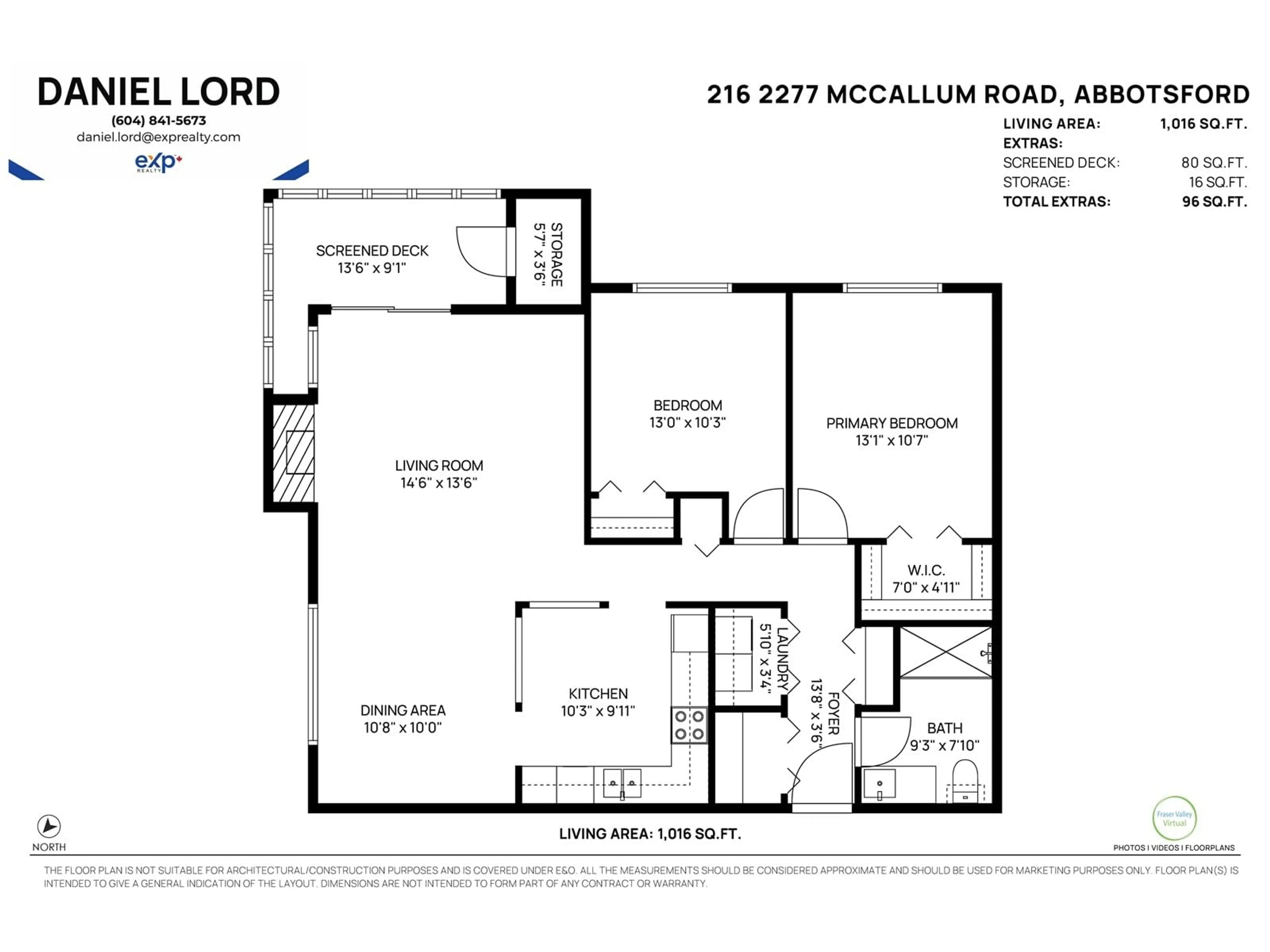 Floor plan for 216 2277 MCCALLUM ROAD, Abbotsford British Columbia V2S6H9