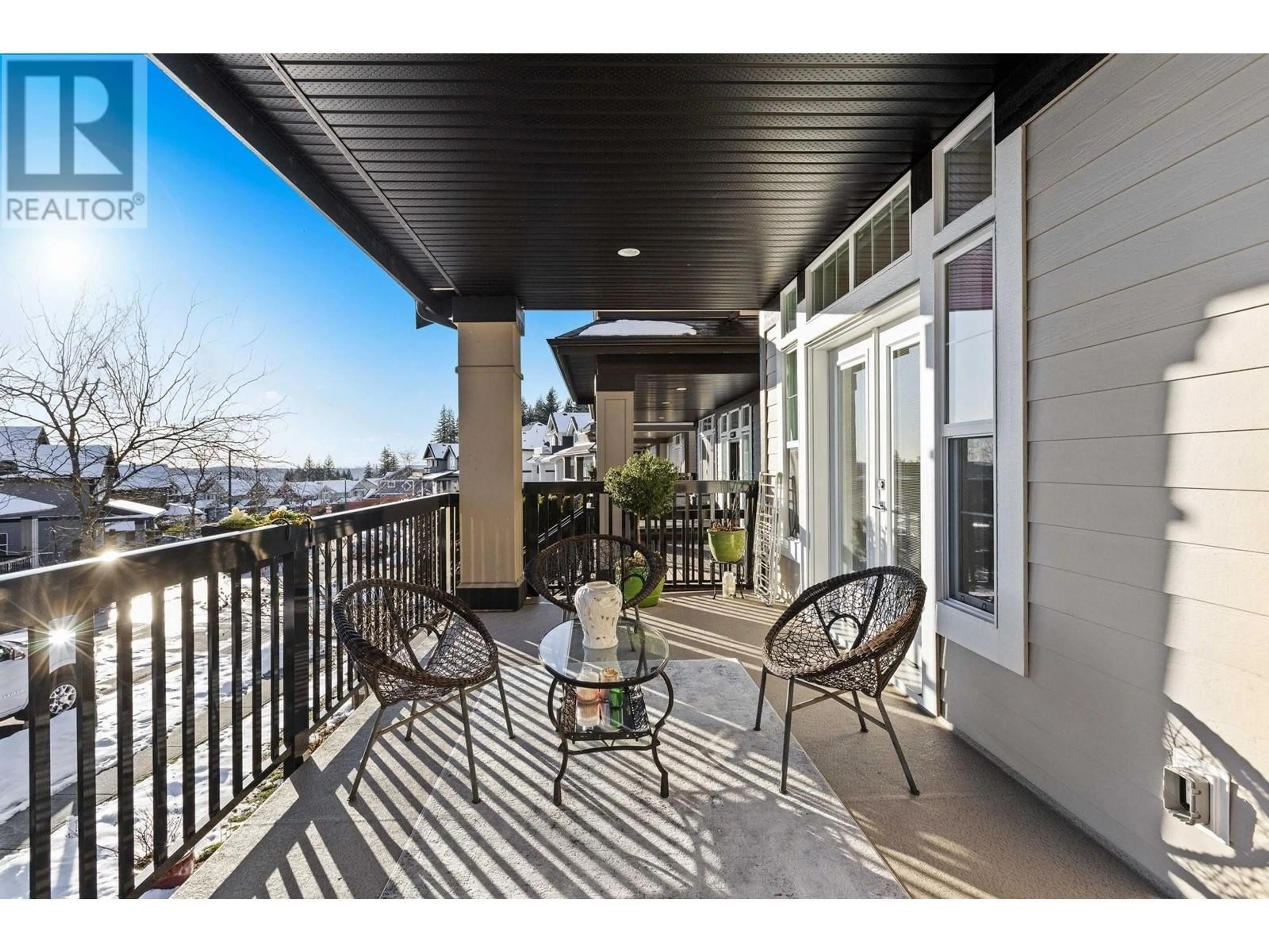 Patio, water/lake/river/ocean view for 3513 BISHOP PLACE, Coquitlam British Columbia V3E0K2