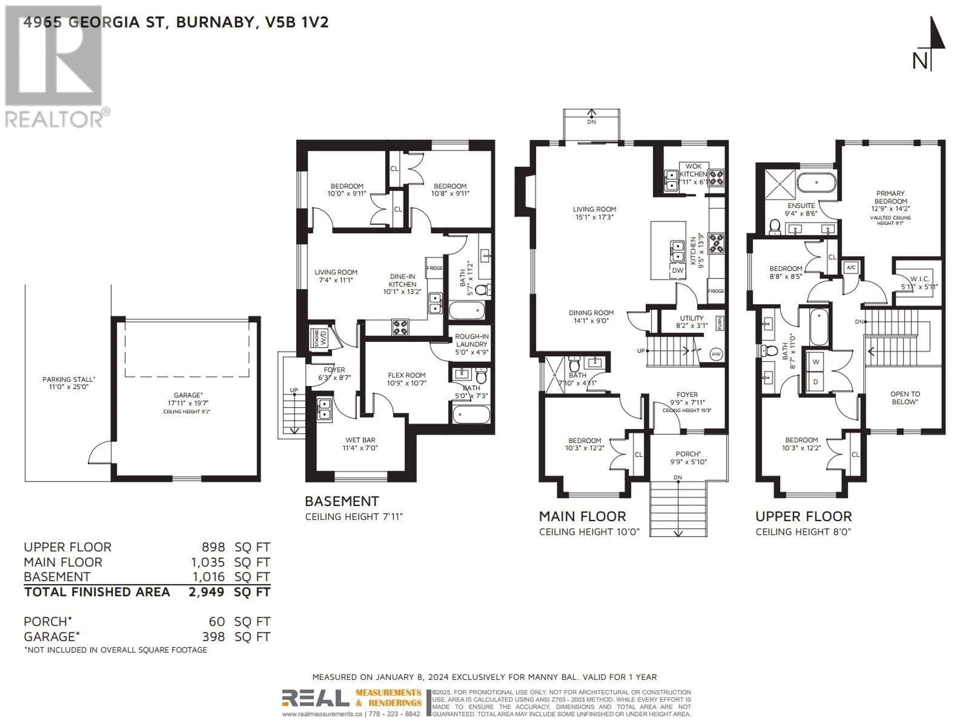 Floor plan for 4965 GEORGIA STREET, Burnaby British Columbia V5B1V2