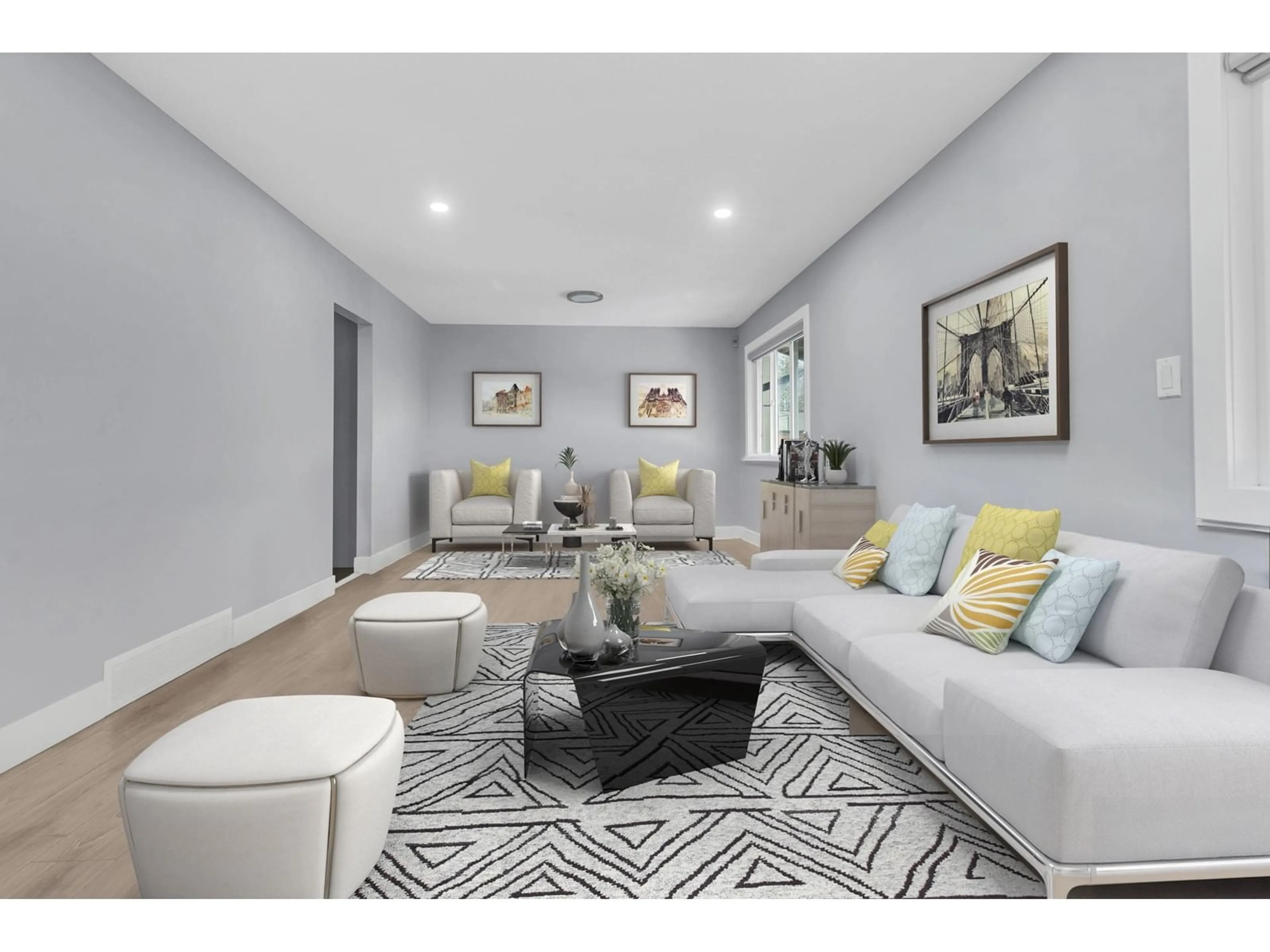 Living room with furniture, unknown for 9137 MALCOLM, Surrey British Columbia V3V6G1