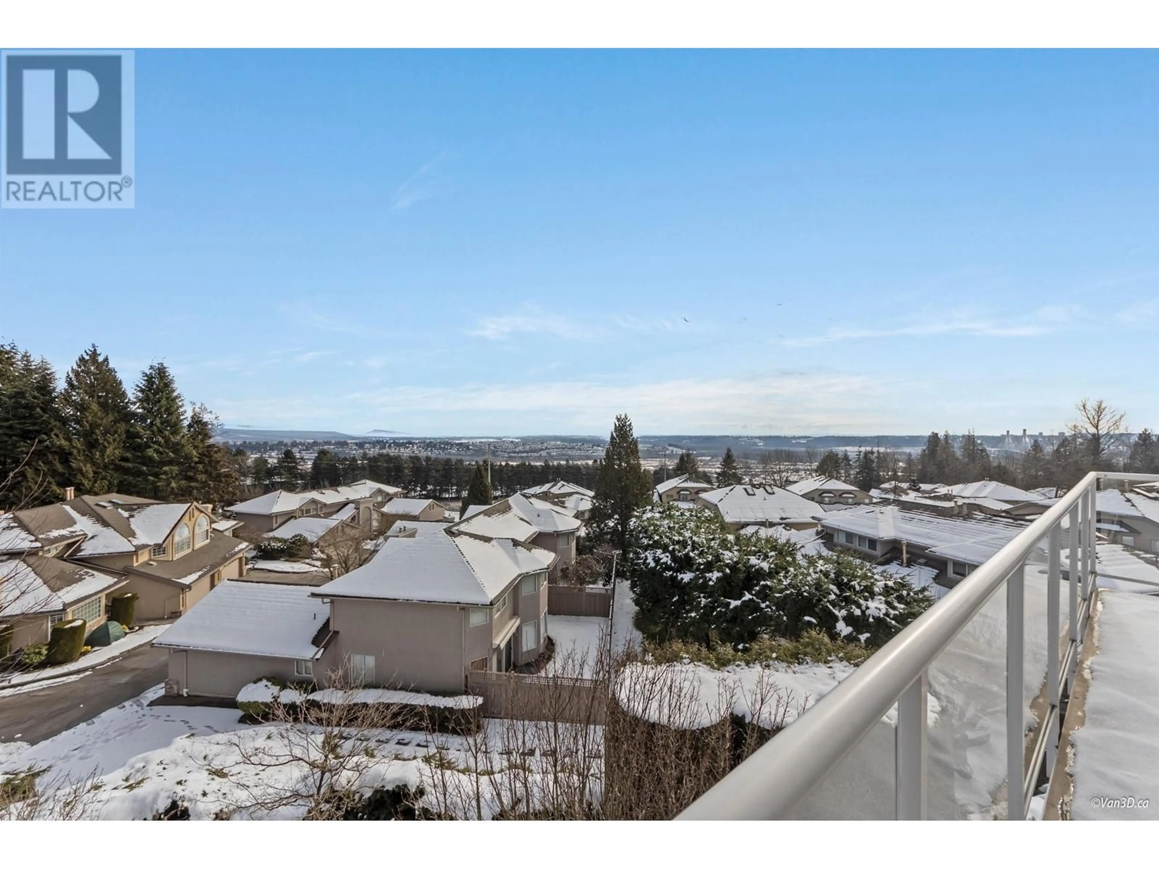 A pic from outside/outdoor area/front of a property/back of a property/a pic from drone, mountain view for 308 455 BROMLEY STREET, Coquitlam British Columbia V3K6N7