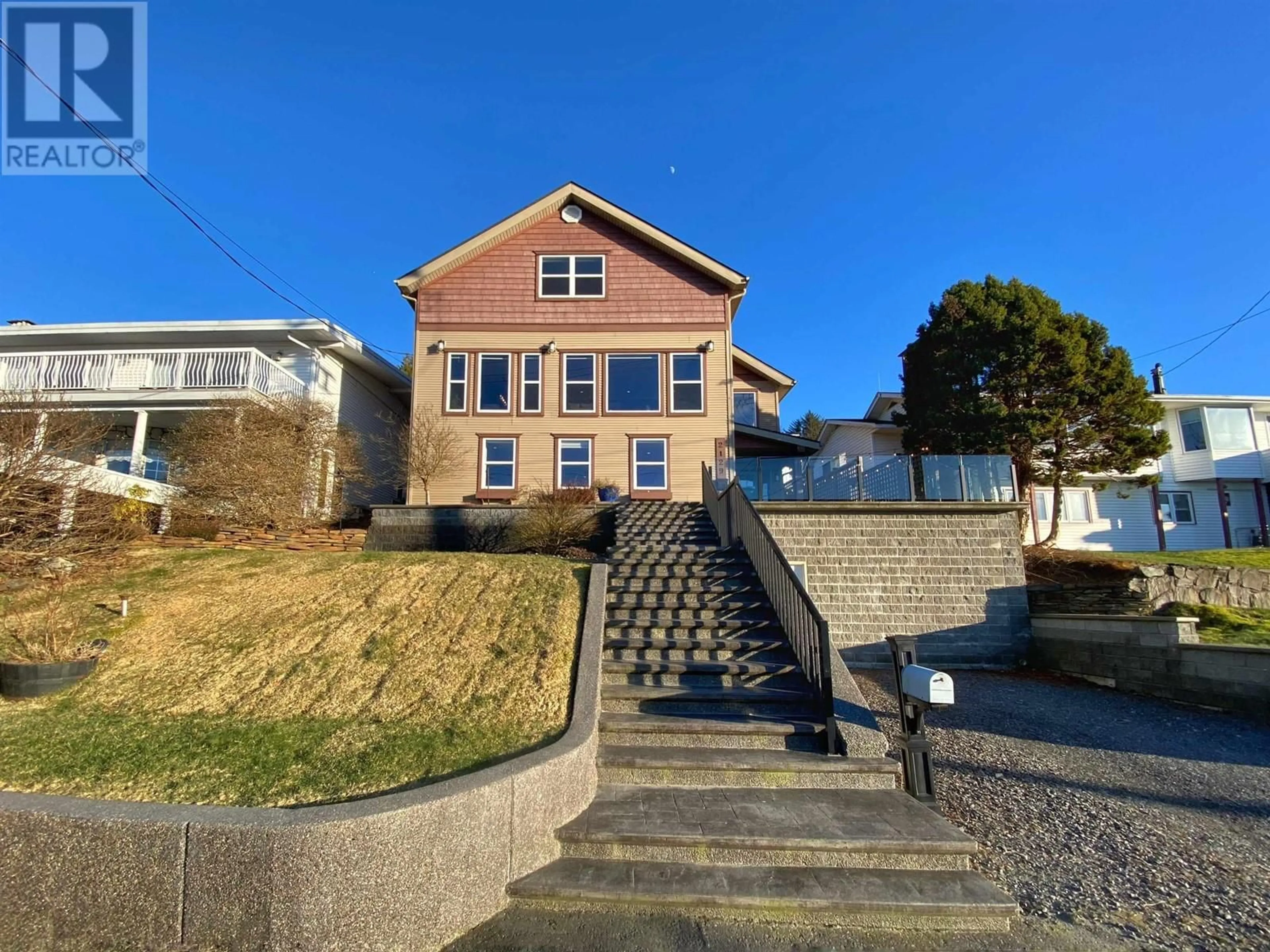 A pic from outside/outdoor area/front of a property/back of a property/a pic from drone, building for 2129 GRAHAM AVENUE, Prince Rupert British Columbia V8J1C9