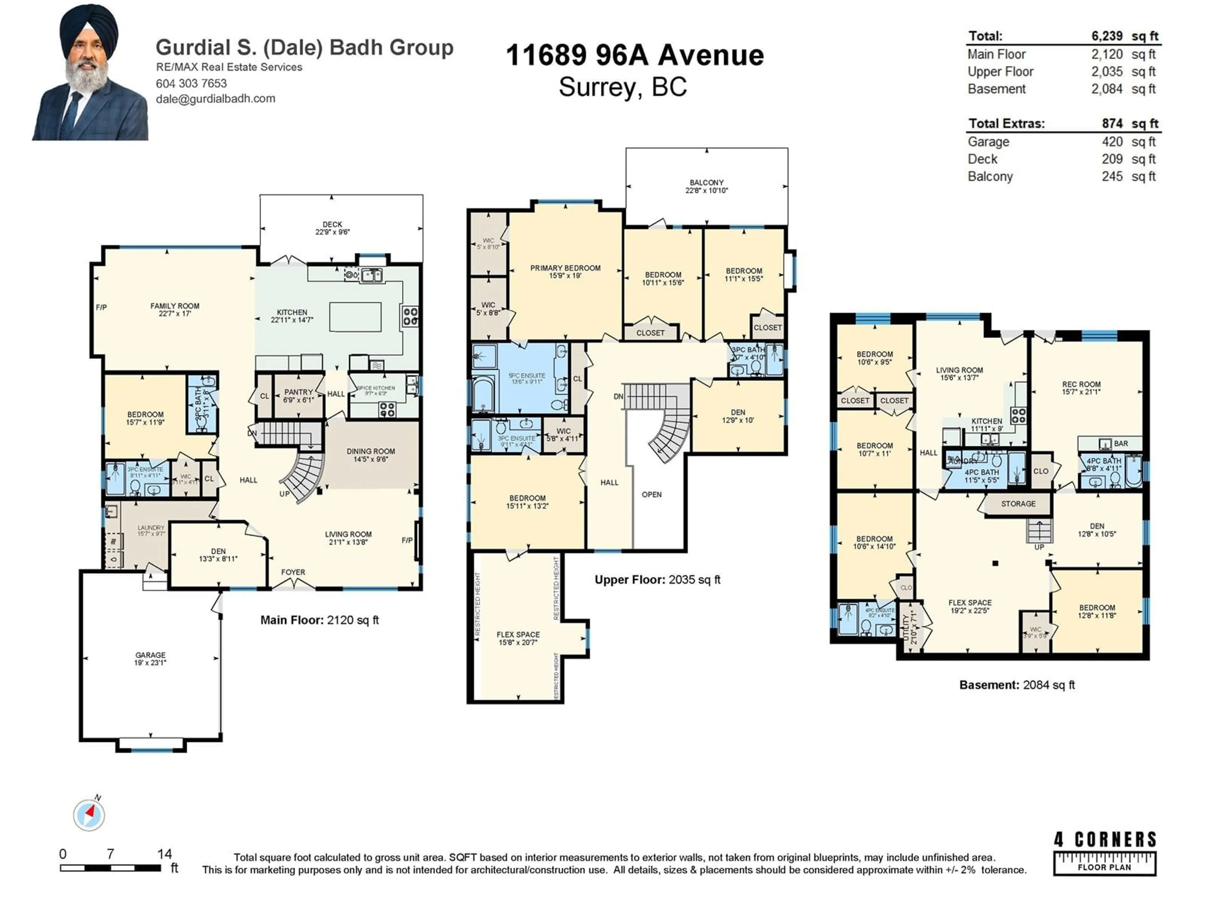 Floor plan for 11689 96A AVENUE, Surrey British Columbia V3V2A2