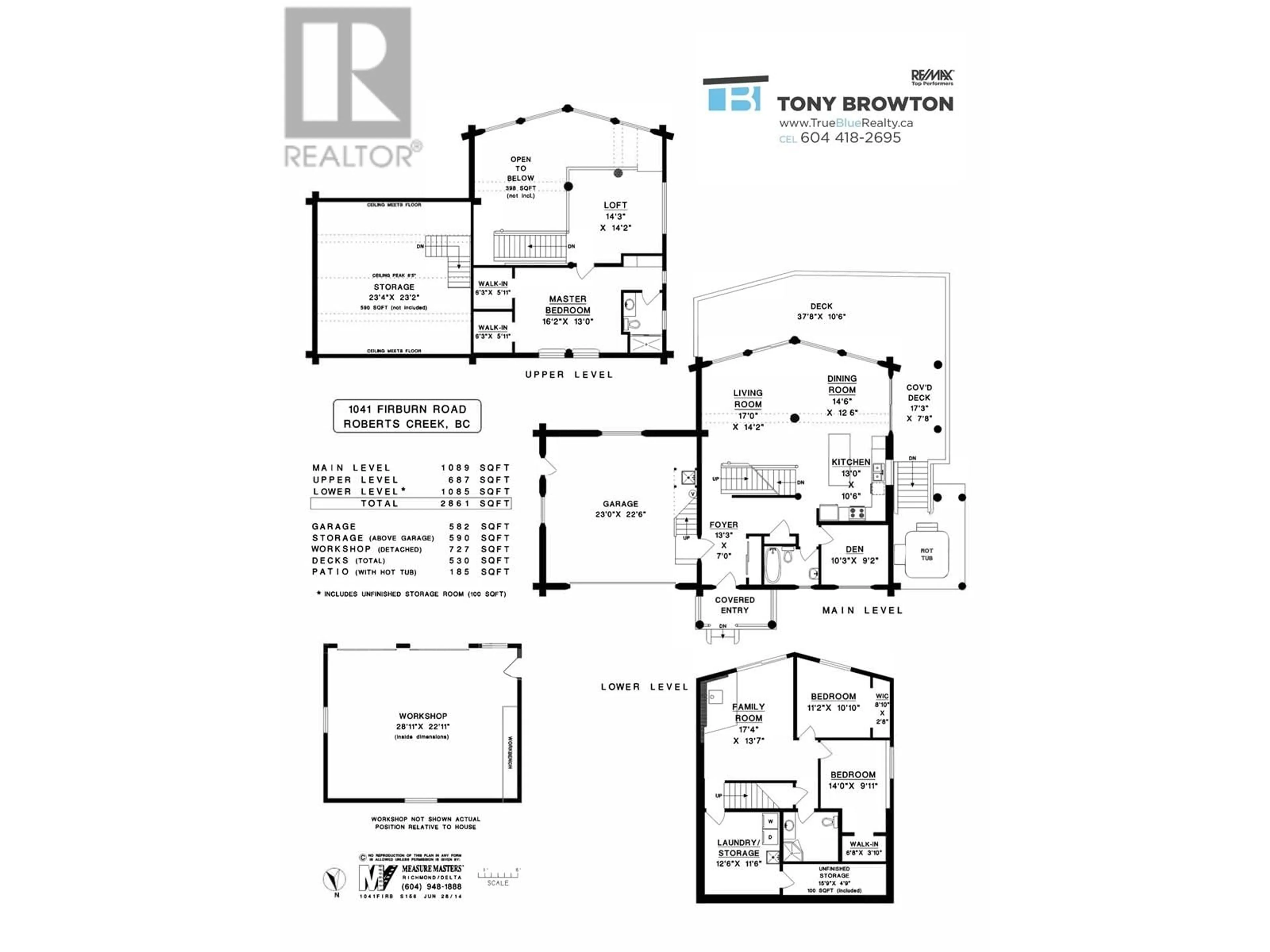 Floor plan for 1041 FIRBURN ROAD, Roberts Creek British Columbia V0N2W5