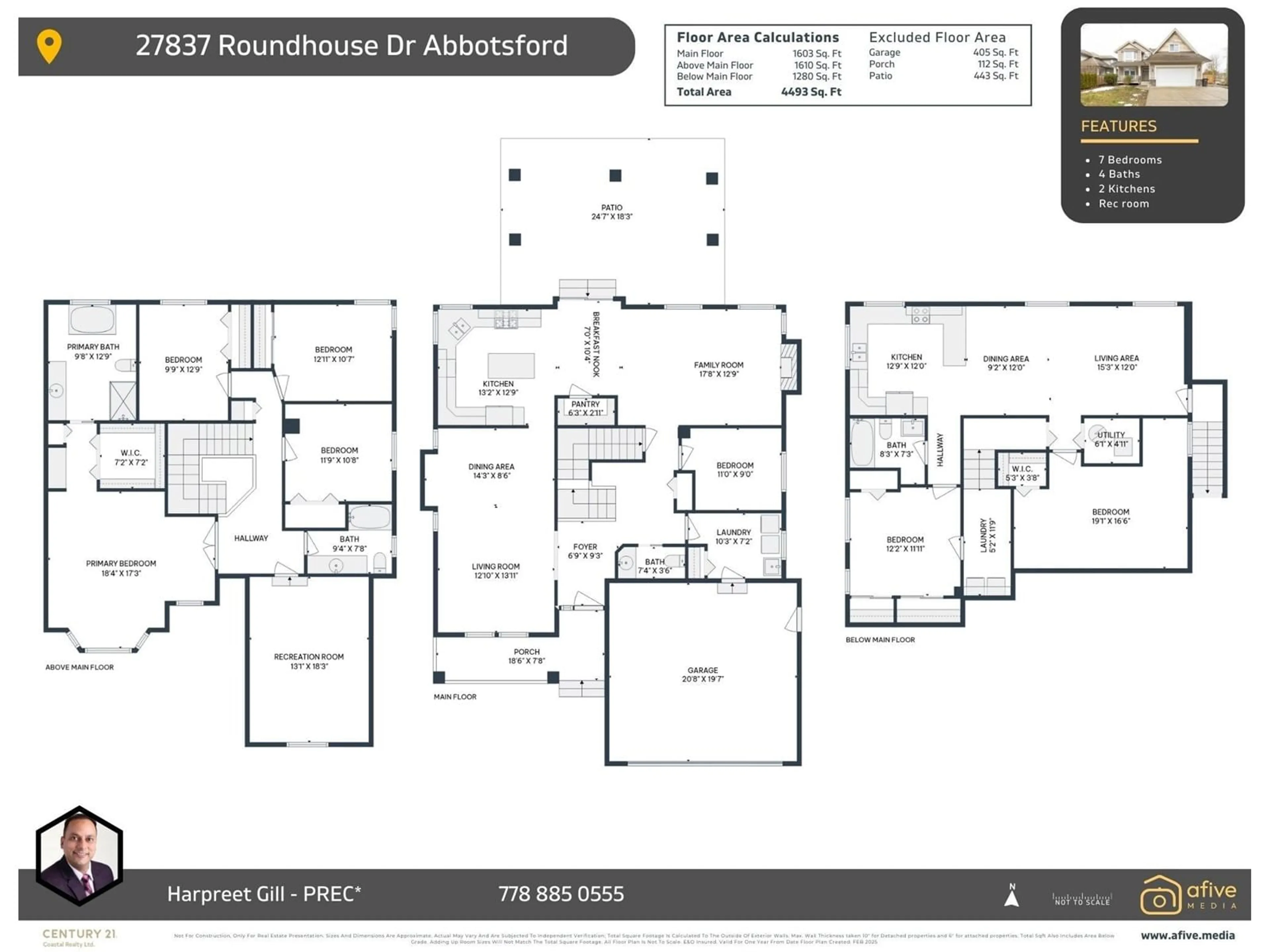 Floor plan for 27837 ROUNDHOUSE, Abbotsford British Columbia V4X0A2