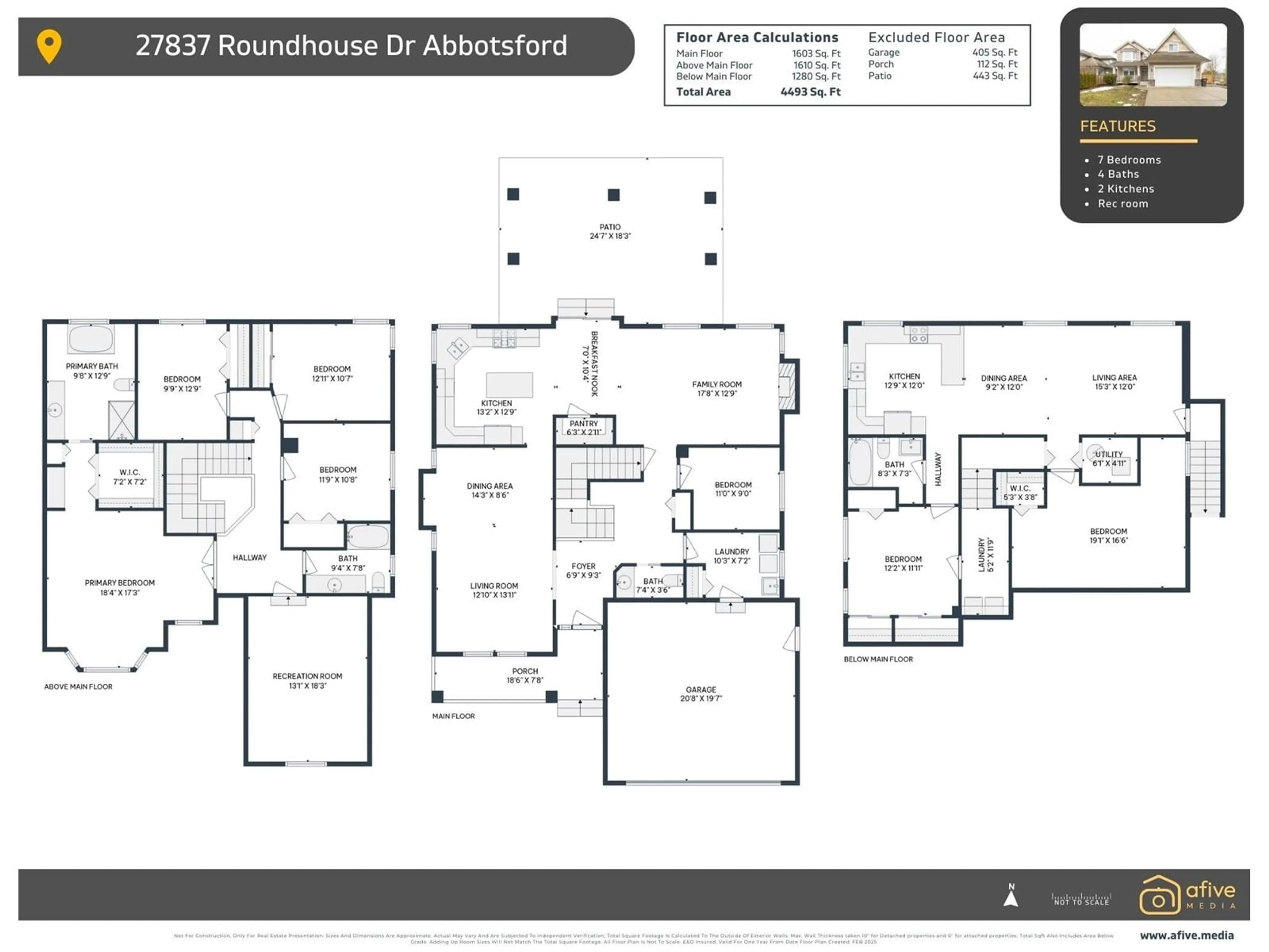 Floor plan for 27837 ROUNDHOUSE DRIVE, Abbotsford British Columbia V4X0A2