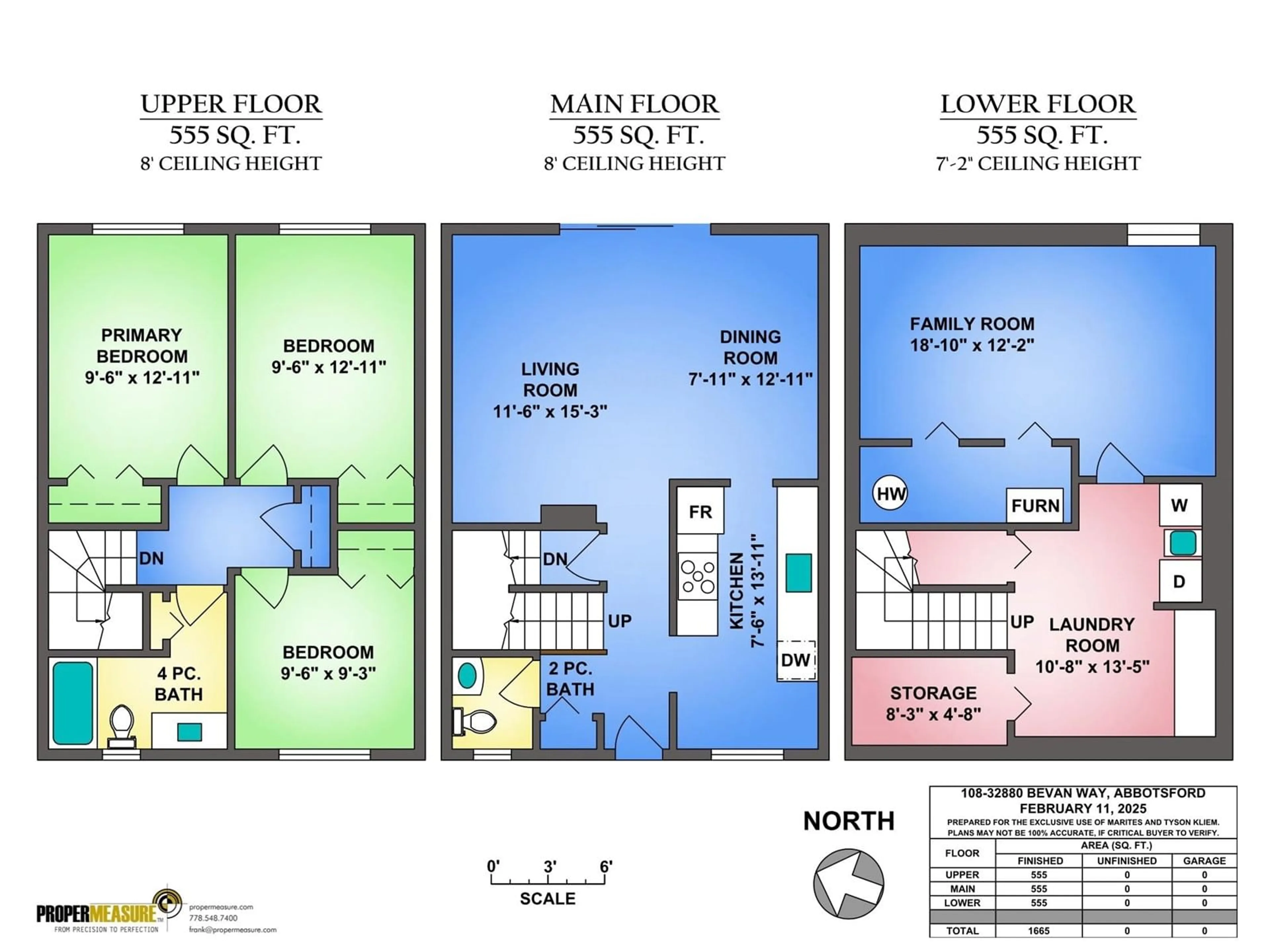 Floor plan for 108 32880 BEVAN WAY, Abbotsford British Columbia V2S6R3