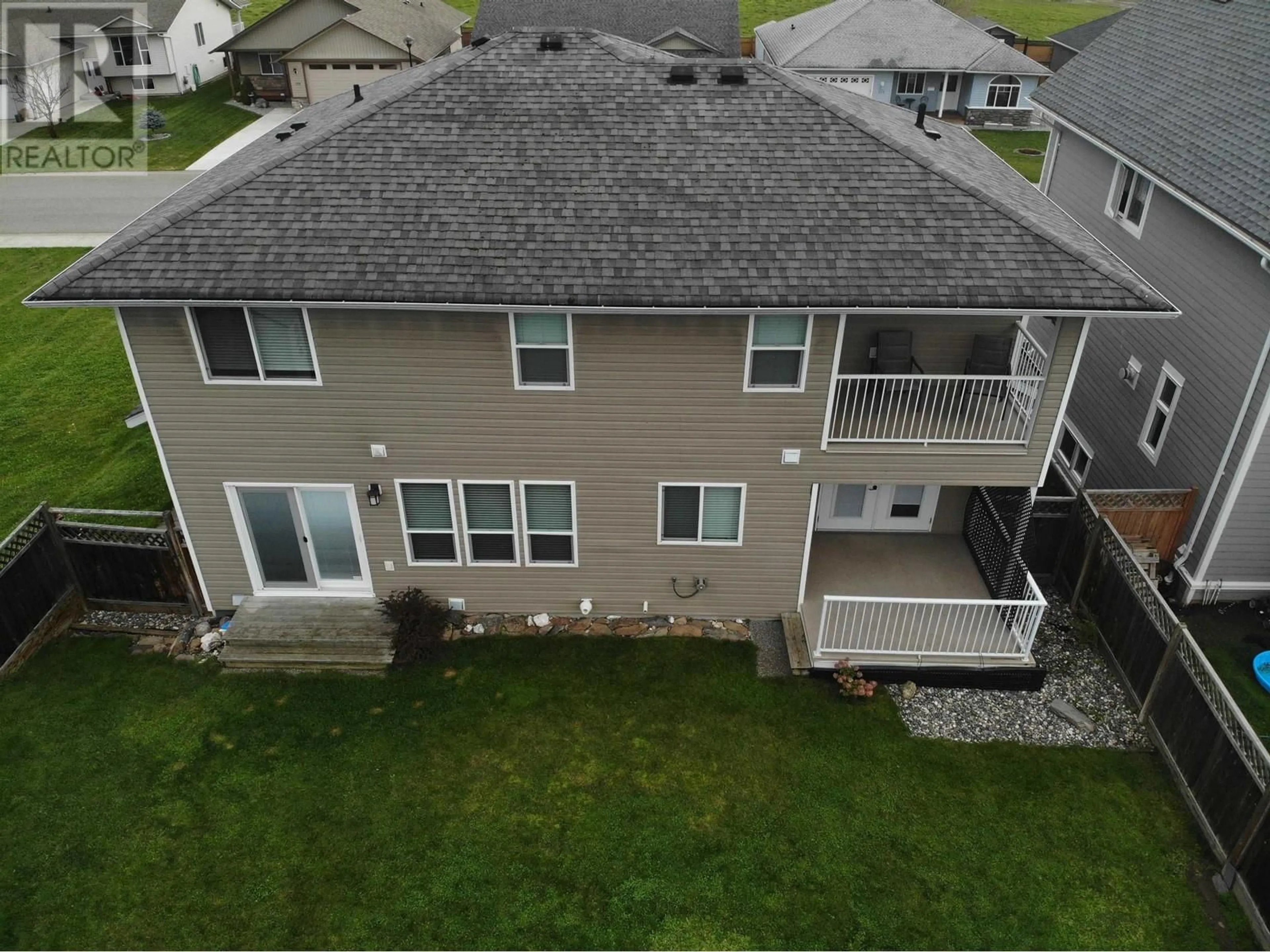 A pic from outside/outdoor area/front of a property/back of a property/a pic from drone, unknown for 160 NICKEL RIDGE AVENUE, Quesnel British Columbia V2J6P6