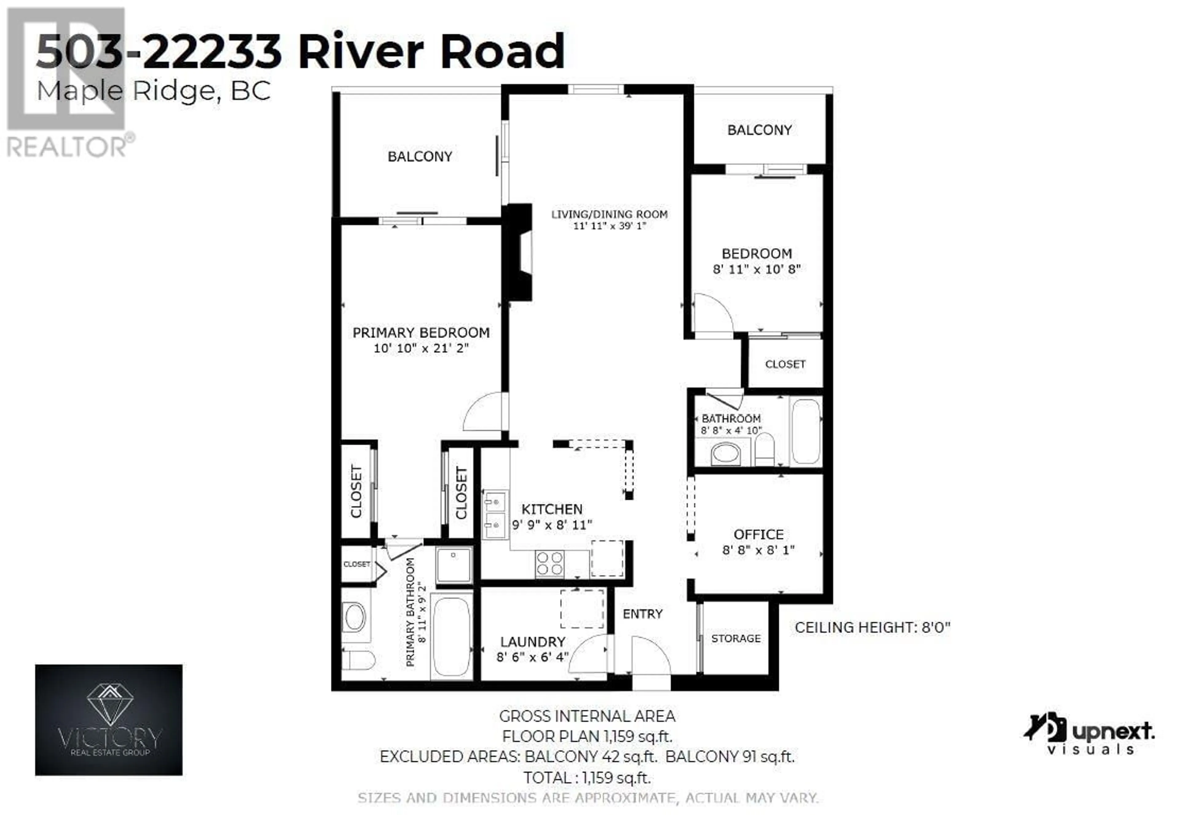 Floor plan for 503 22233 RIVER ROAD, Maple Ridge British Columbia V2X3N7