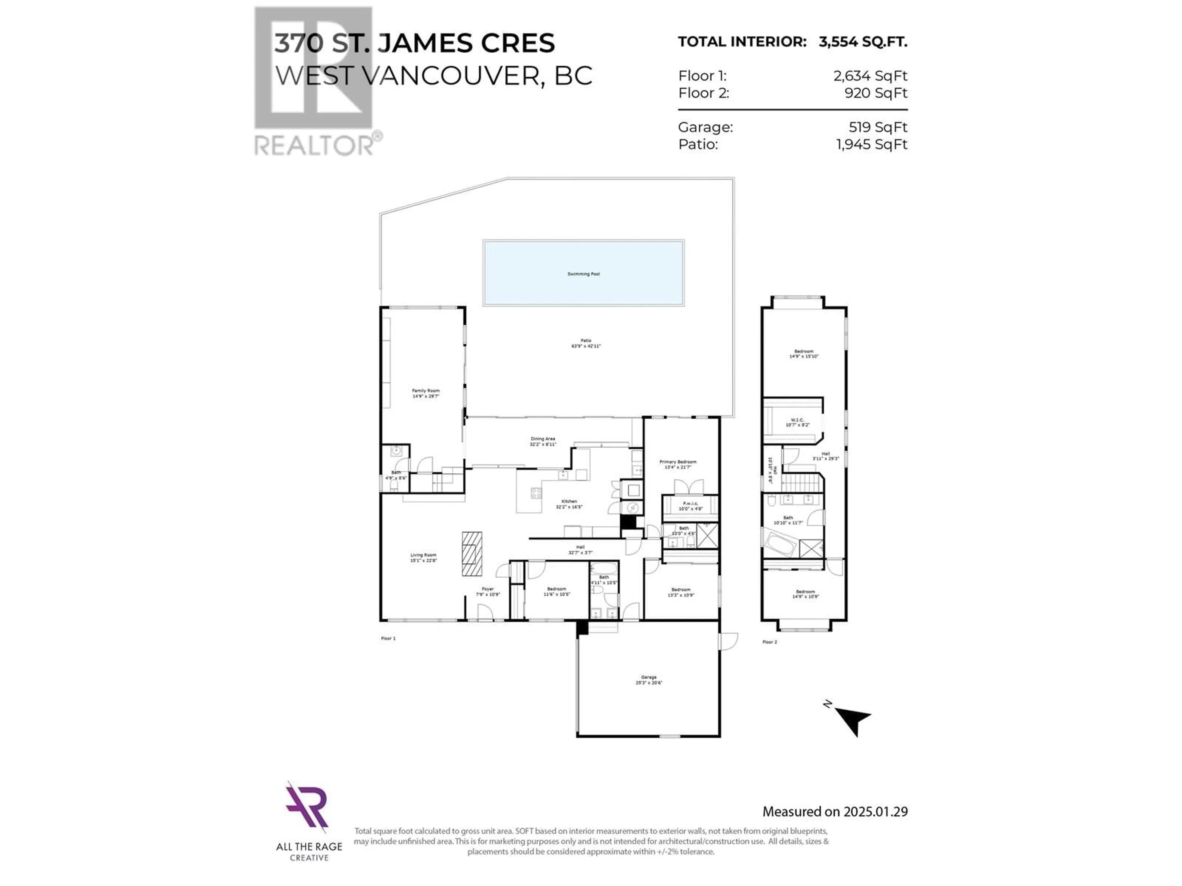 Floor plan for 370 ST. JAMES CRESCENT, West Vancouver British Columbia V7S1J8