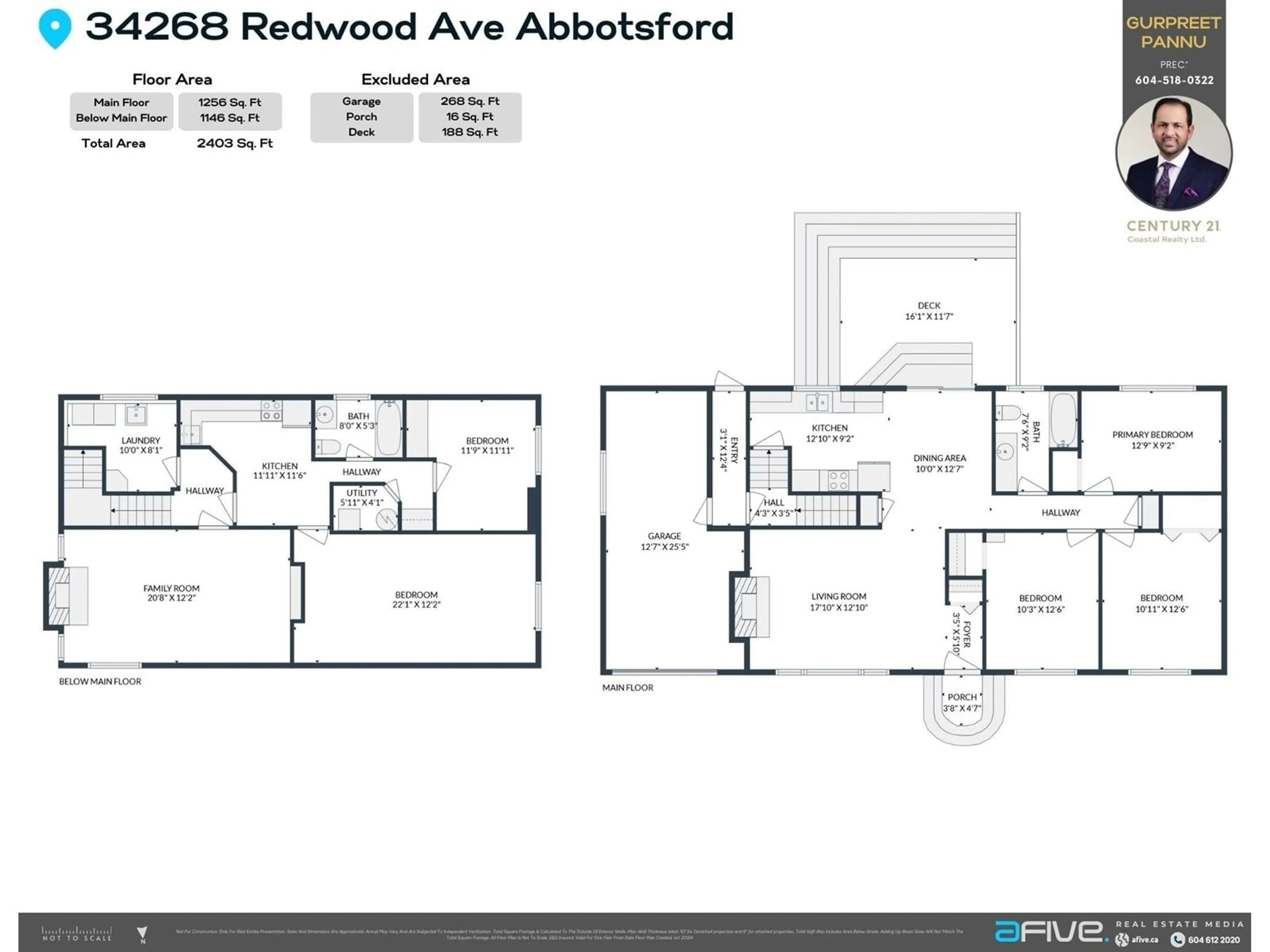 Floor plan for 34268 REDWOOD AVENUE, Abbotsford British Columbia V2S2T7